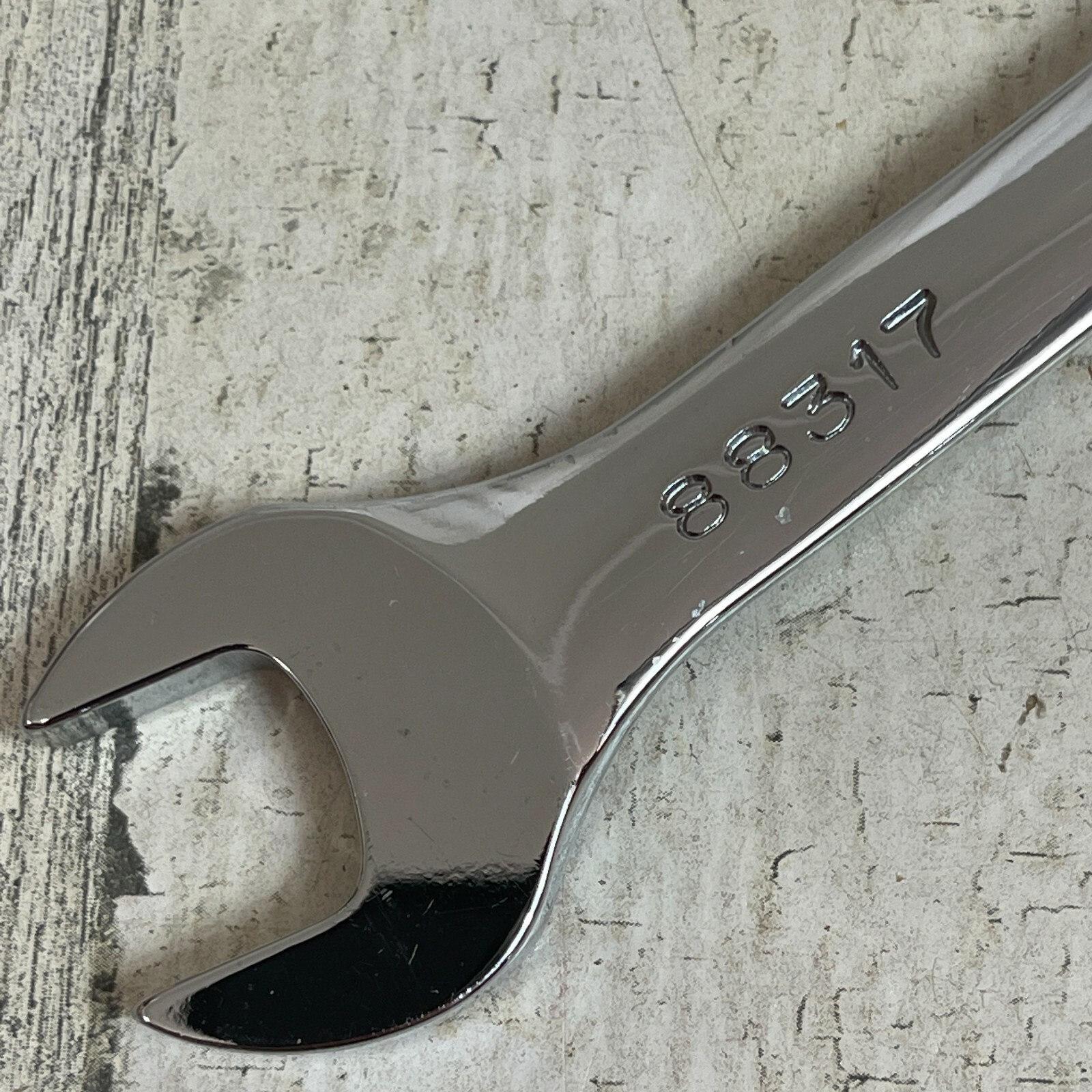 S-K Tools USA 17mm SuperKrome® Metric Combination Wrench 88317 12 Pt SK Polished