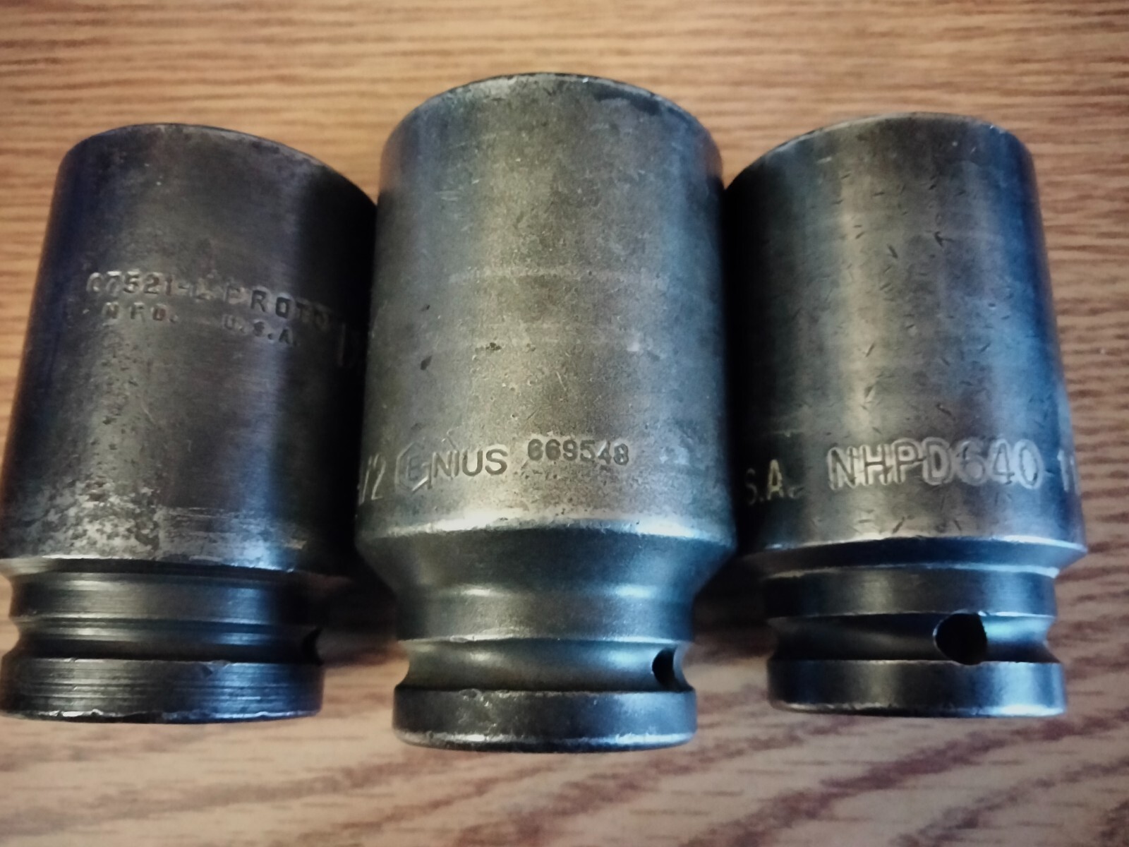 Proto Genius NAPA Sockets 3/4″ Drive SAE 1-1/2″–1-3/16″–1-1/4″ 6 Point USA Mad