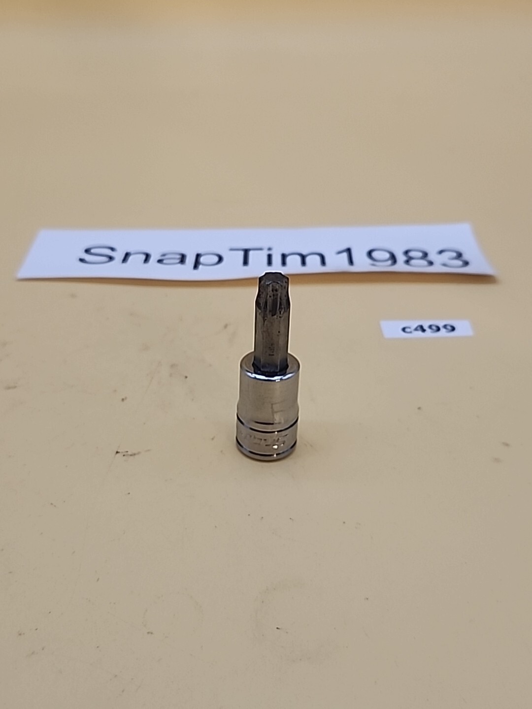 Snap-on Tools 3/8″ Drive T45 Standard Torx Bit Chrome Socket FTX45E USA