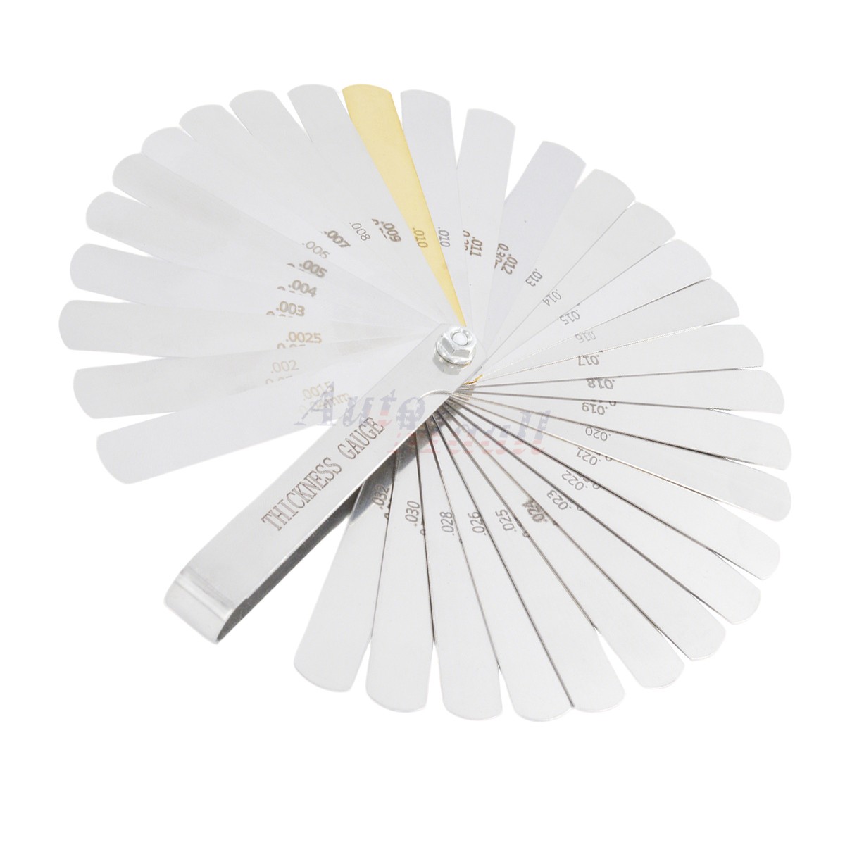 32 Blade Feeler Gauge Metric &SAE Dual Reading Combination Gap Thickness Measure