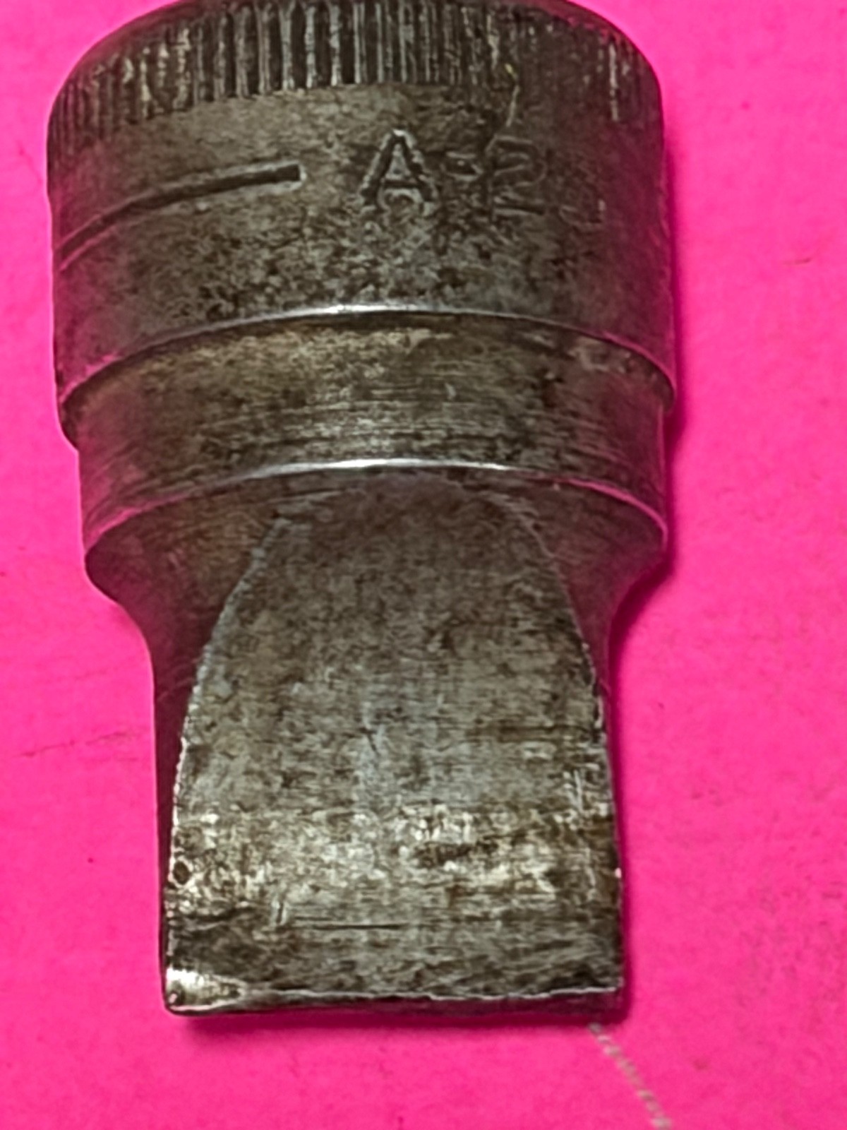 Snap-on Tools A26 1/2″ Drive Slotted Blade Drag Link Bit Driver Socket USA #3