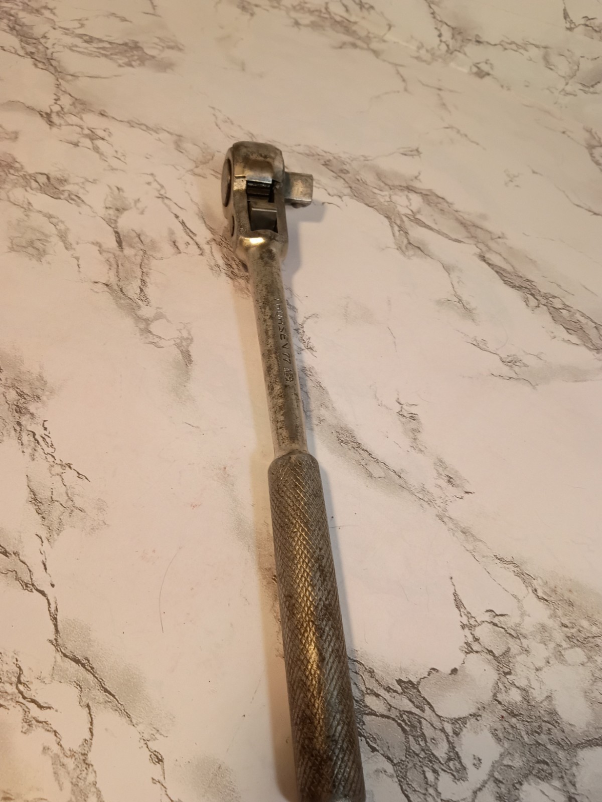 VINTAGE THORSEN MODEL NO. 77 1/2″ DRIVE RATCHET – MADE IN U.S.