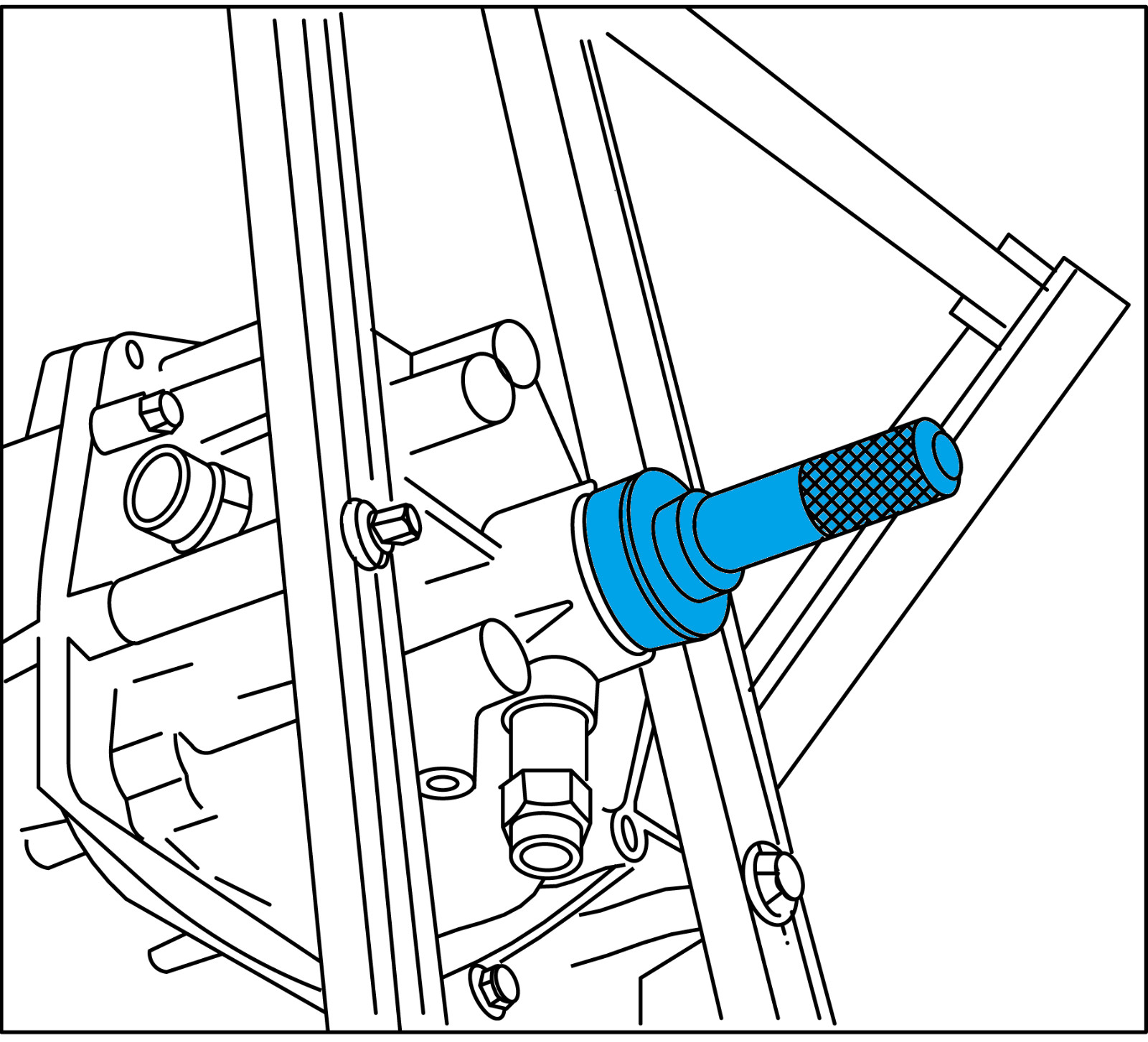 TS TOOLS/FOR IVECO Transmission gear box rear cover seal installer ALT 99374454