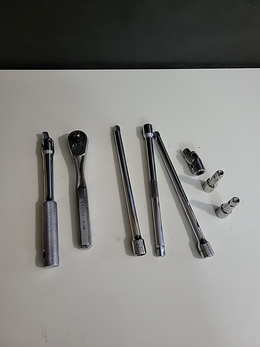 CRAFTSMAN Quick Release 1/4″ Drive Ratchet Wrench 44807 A-Ae,and Ext. 8pcs.1/4″d