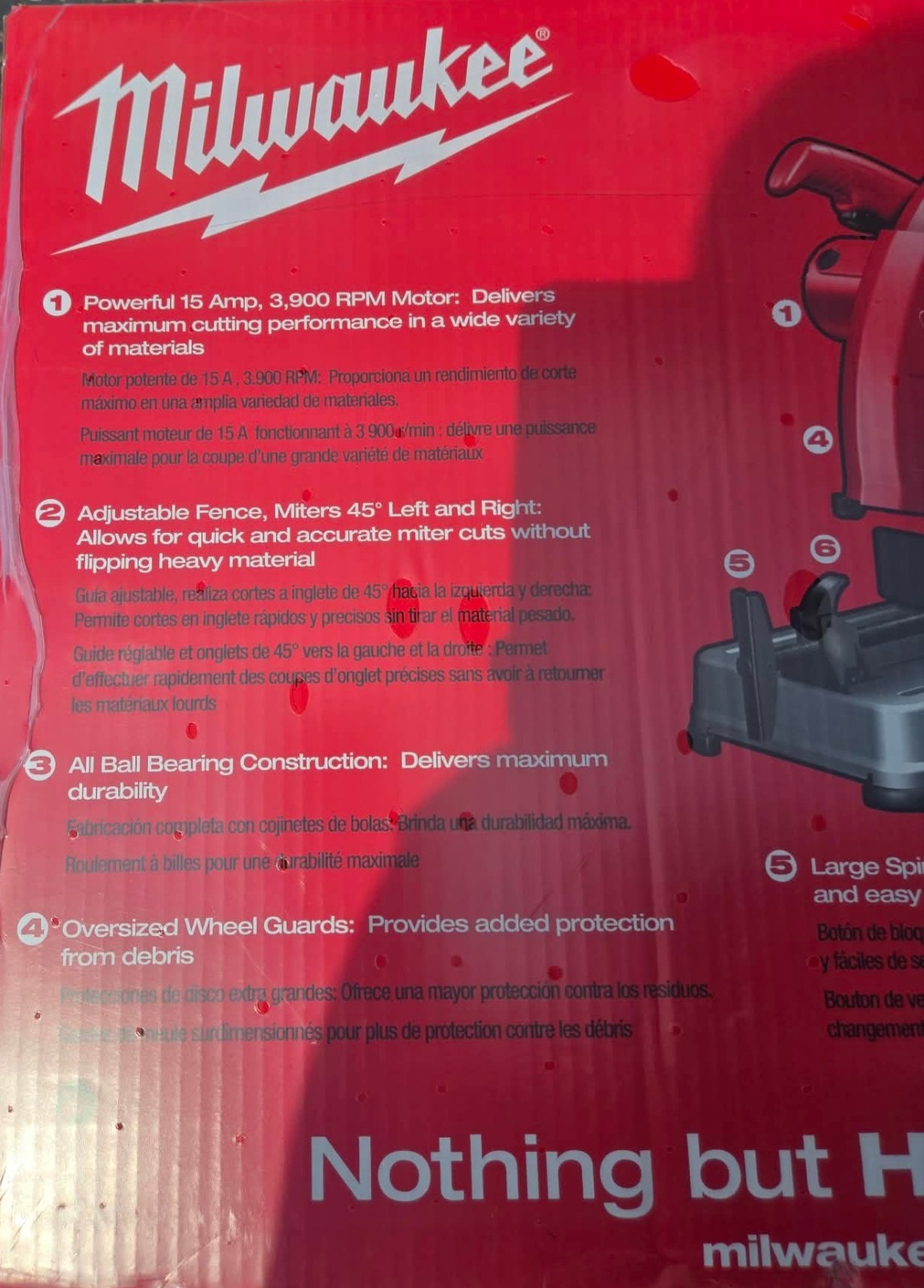 Milwaukee 6177-20 14″ Abrasive Cut-Off Machine NEW