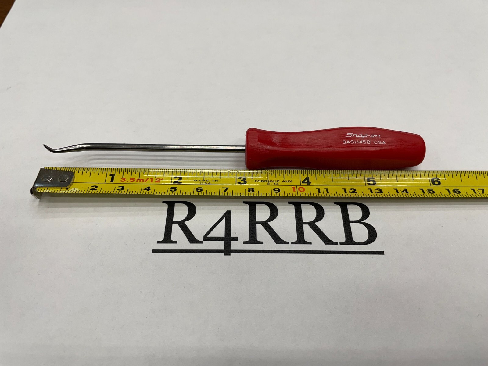 Snap-on Tools USA NEW Classic RED Mini Hard Handle 45° Pick 3ASH45BR