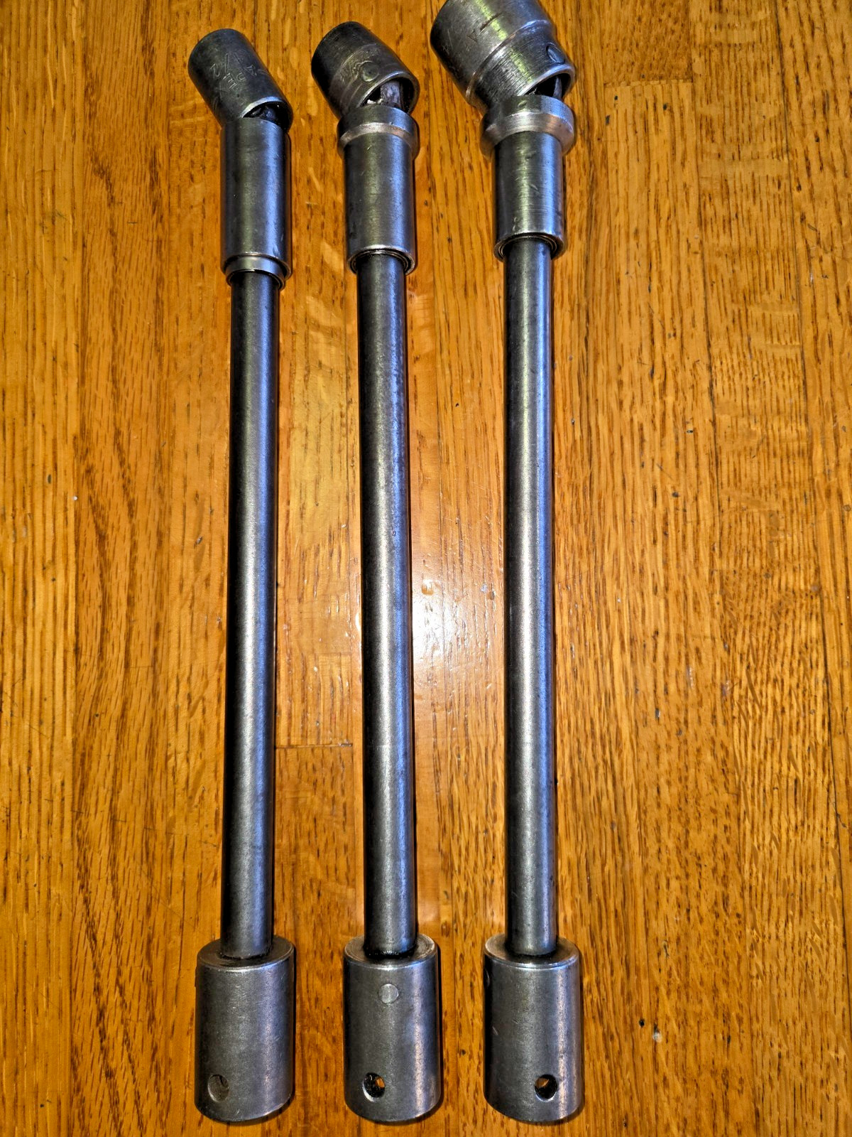 (3) Apex, Flex Swivel 11″ Ext. Socket Wrenches – 1/2″ Drive, 1/2″, 9/16″ & 3/4″