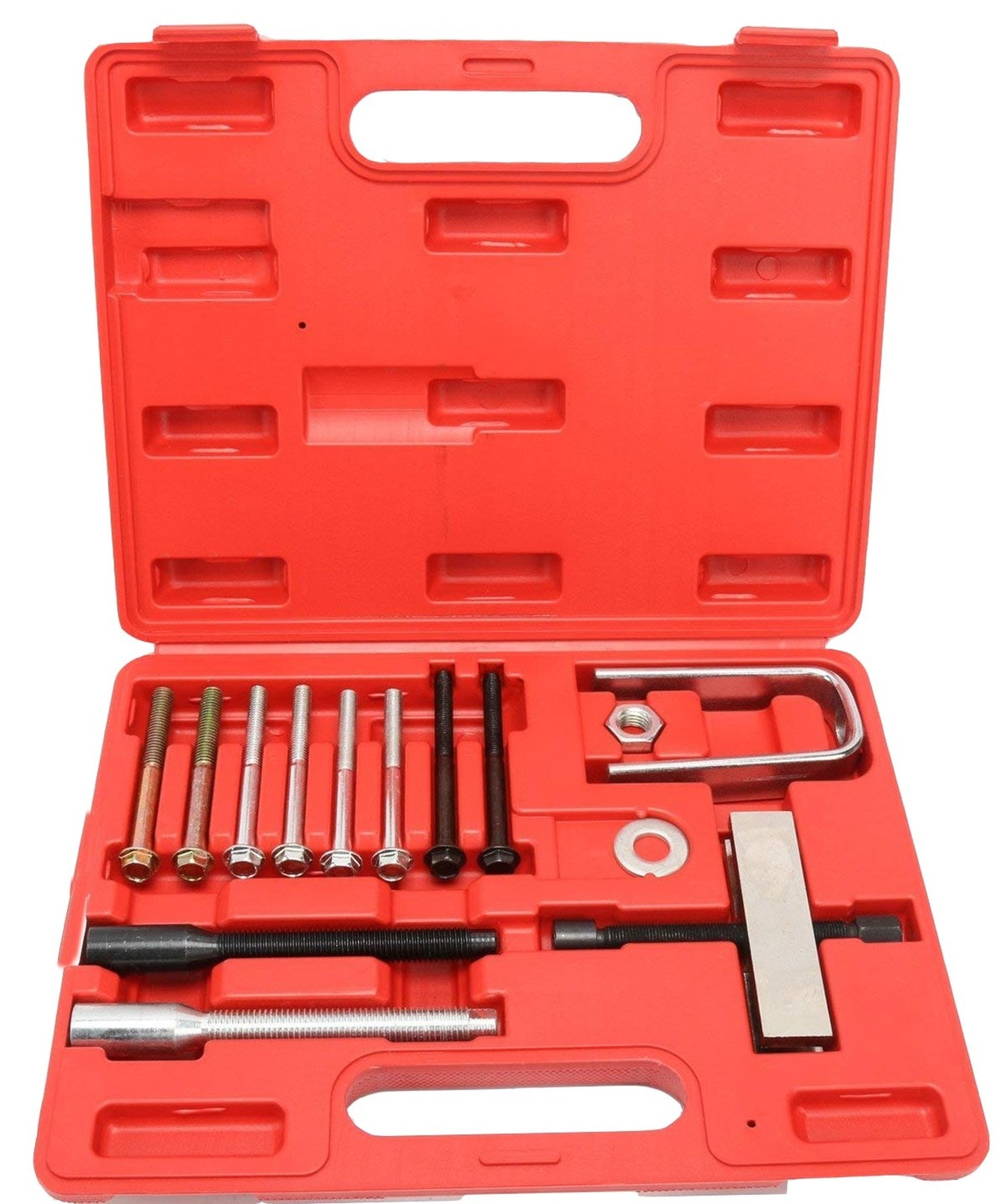 8MILELAKE Steering Wheel Remover and Lock Plate Compressor Set Red