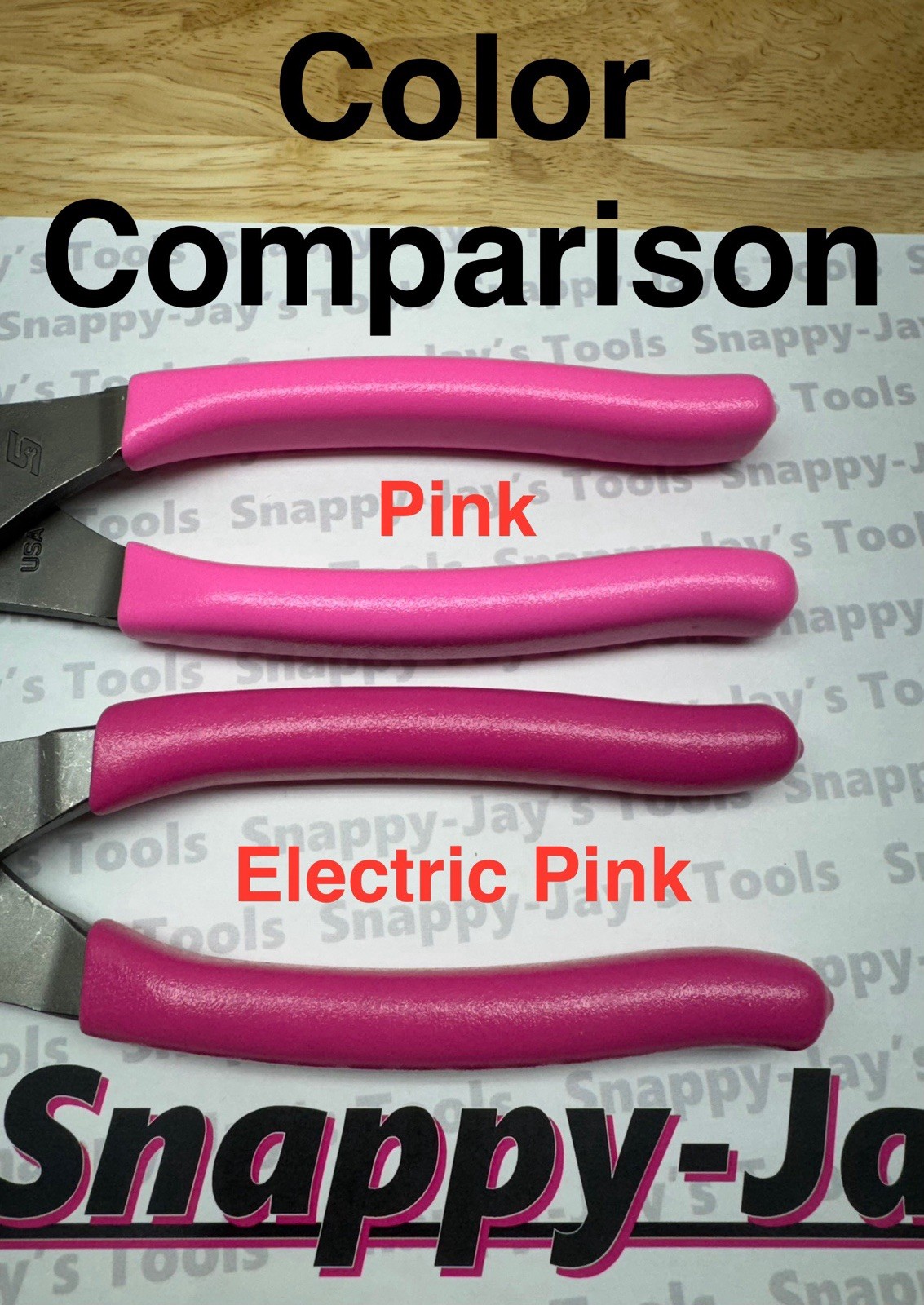 Snap-on Tools NEW ELECTRIC PINK 7″ Talon Long Nose Slip Joint Pliers LN46ACFEP