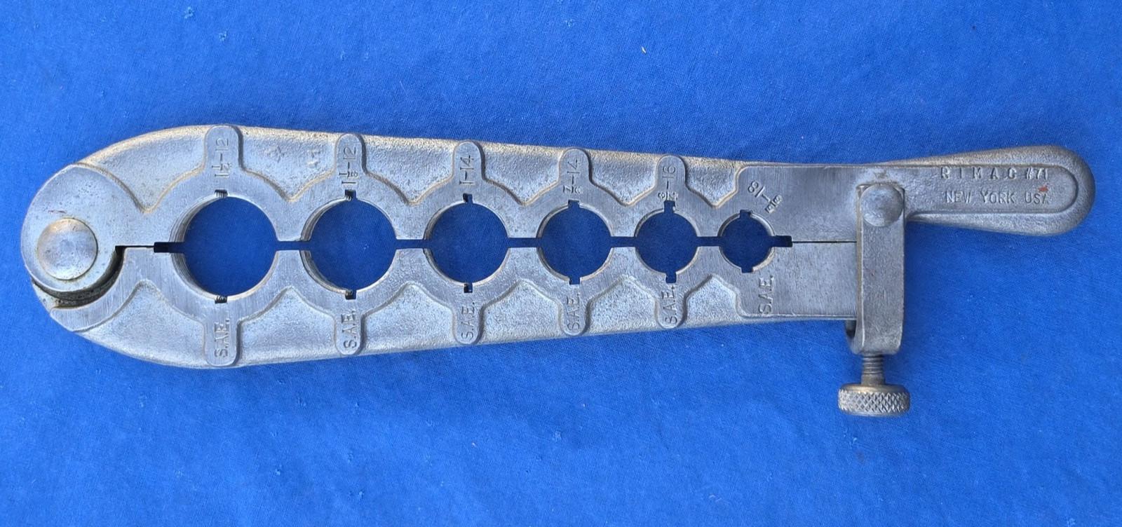 RIMAC 71 Spindle Axle Thread Repair Chaser Rethreading Die Tool 5/8 – 1-1/4 USA