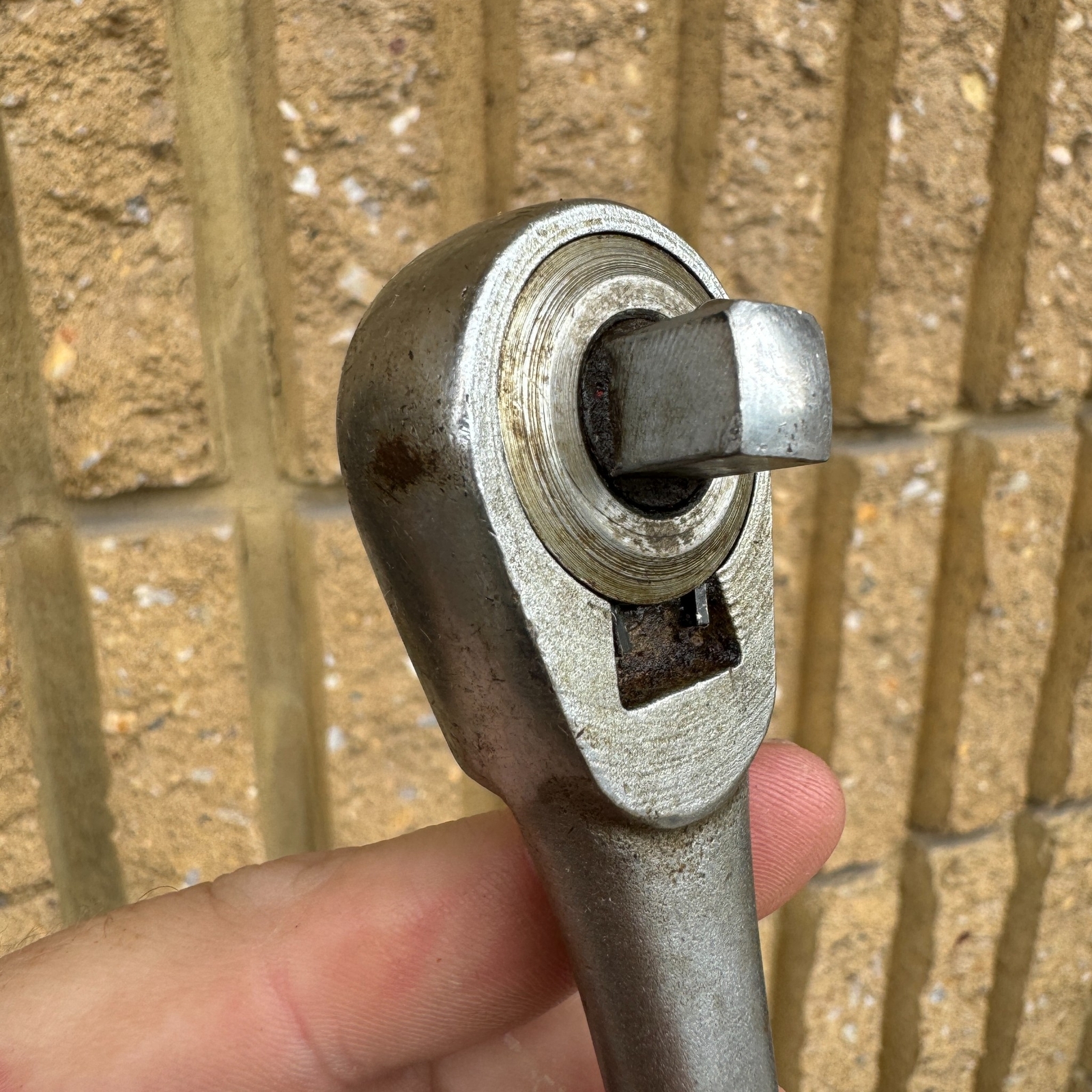 Vintage Oxwall 3/8” Drive Socket Wrench / Ratchet 7.5” Long MADE IN JAPAN