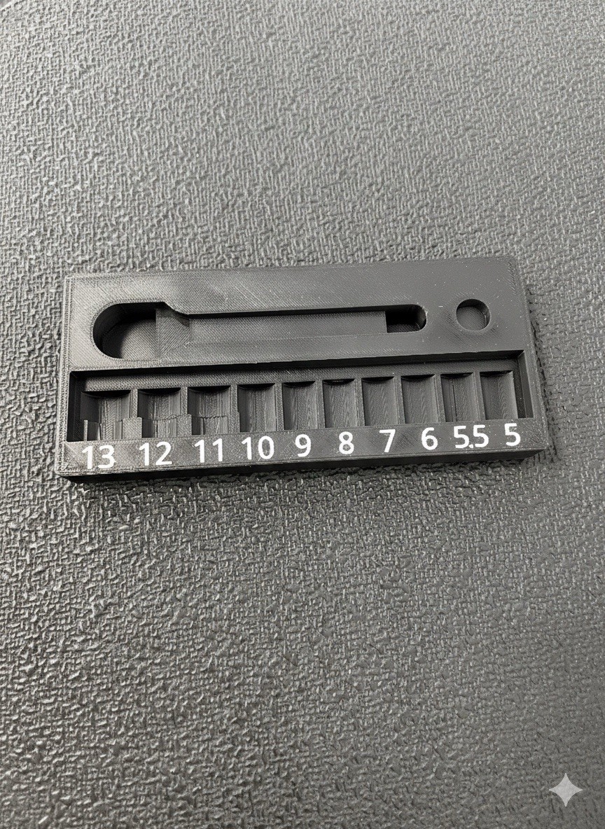 Tray compatible with Snap On Tool 1/4″ Metric Low-Profile Ratchet & Socket Set