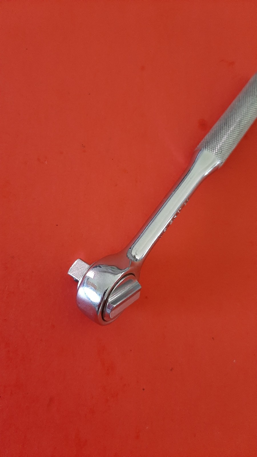 Nice Vintage Wright Tools No. 2400 Chrome Reversible Ratchet 1/4″ Drive USA Tool