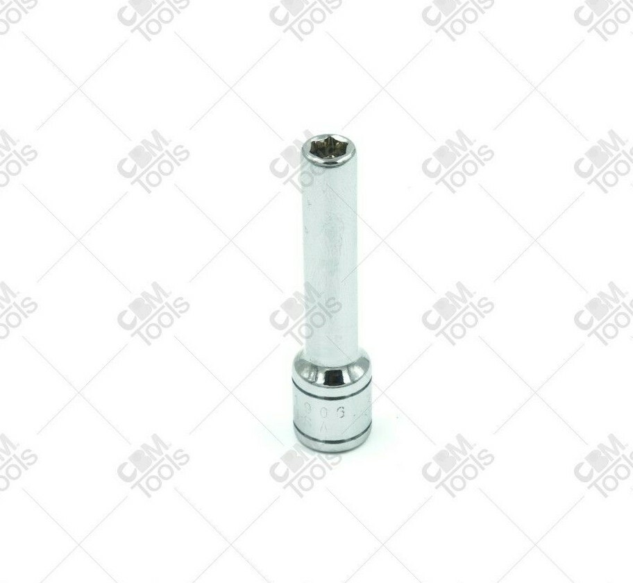 SK Hand Tools 41906 1/4″ Dr. 3/16″ 6pt Deep Fractional Chrome Socket