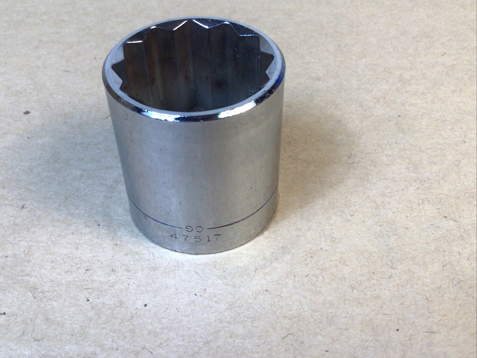 Craftsman USA 1-1/4″, 12 Point 1/2 Drive Shallow Socket 47517 Inverted G Series