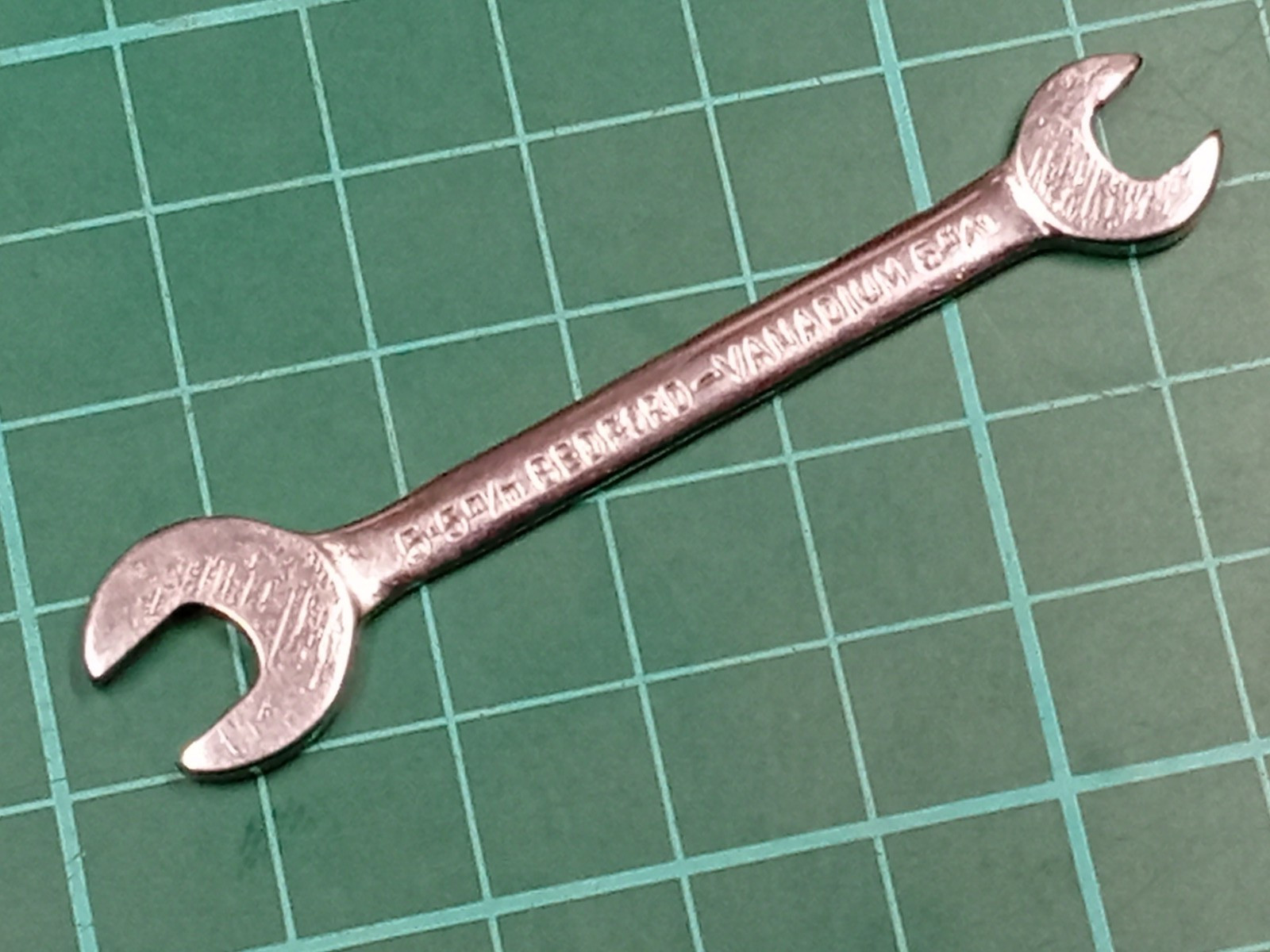 Vintage Bedford Vanadium, 5mm x 5.5mm Open Ended Spanner, Made In England
