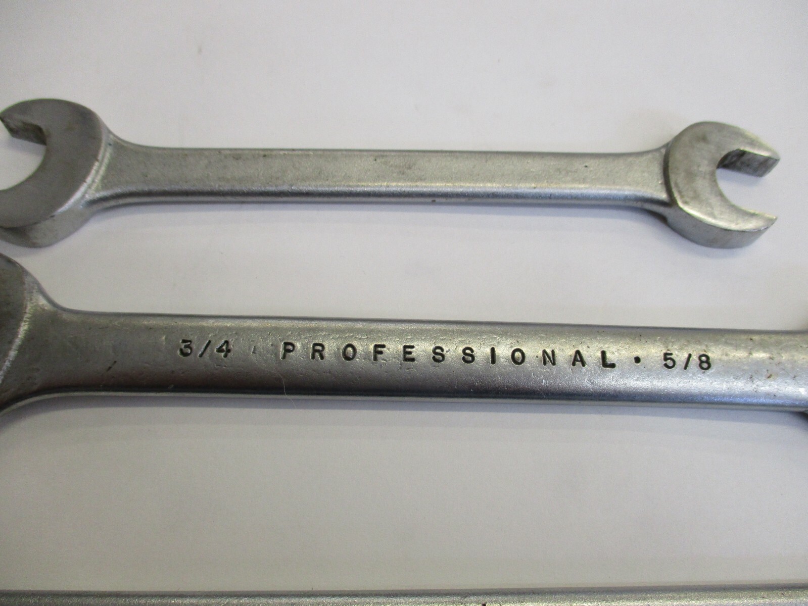 Proto 3 Pc SAE Open Double End Wrench 7/8 x13/16,3/4 x 5/8 , 5/8 x 9/13