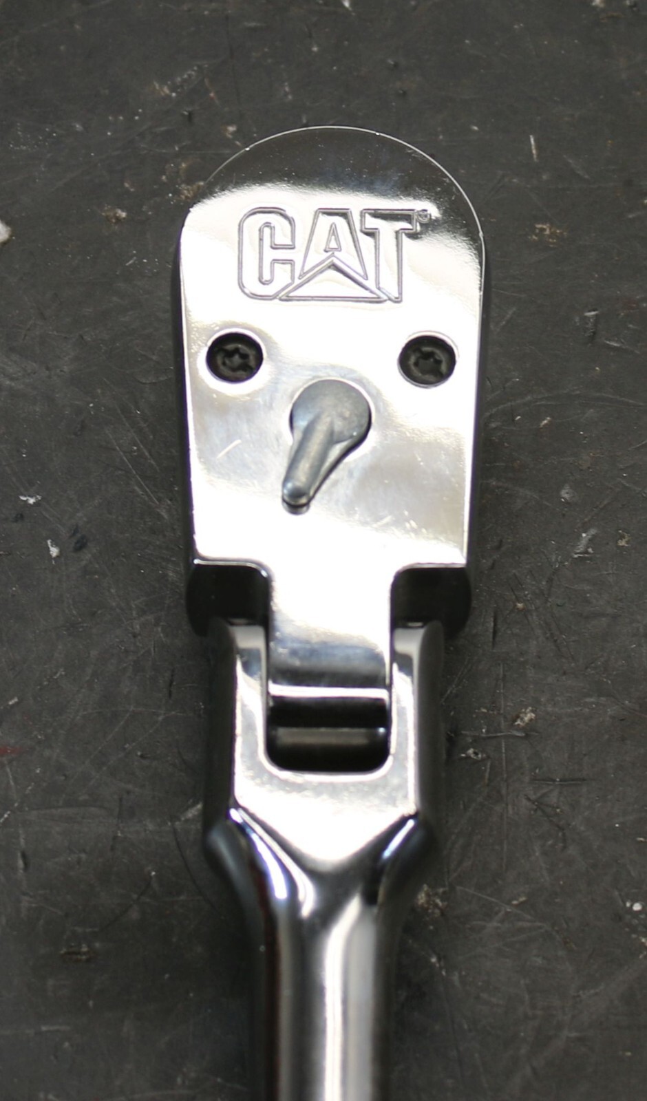 CAT Caterpillar 233-3341 Flex-Head 1/2″ Drive Ratchet 17″ Long Chrome Made in US