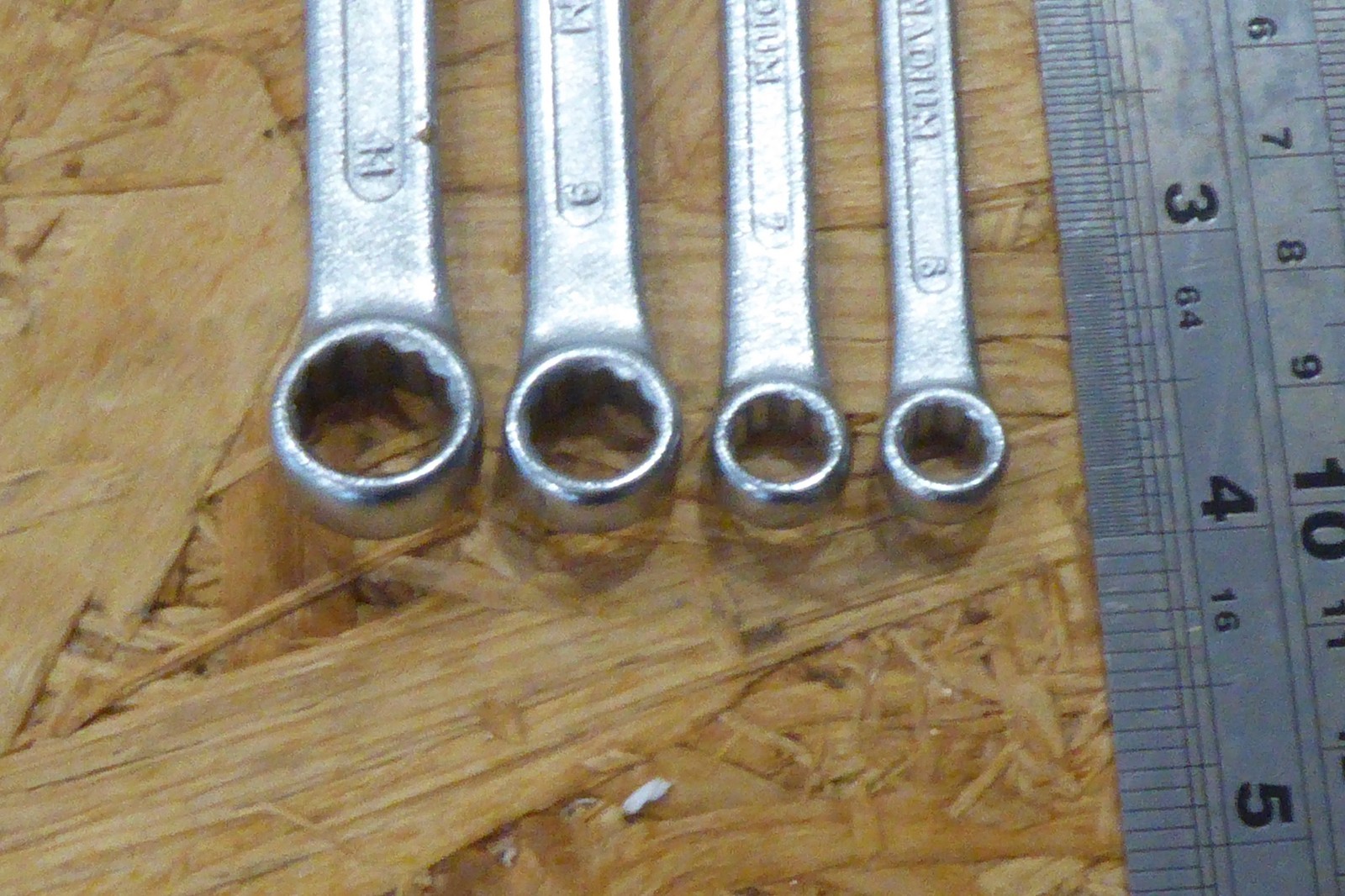 DIN 3113A set 15 metric combination spanners 6-24mm see listing for all sizes