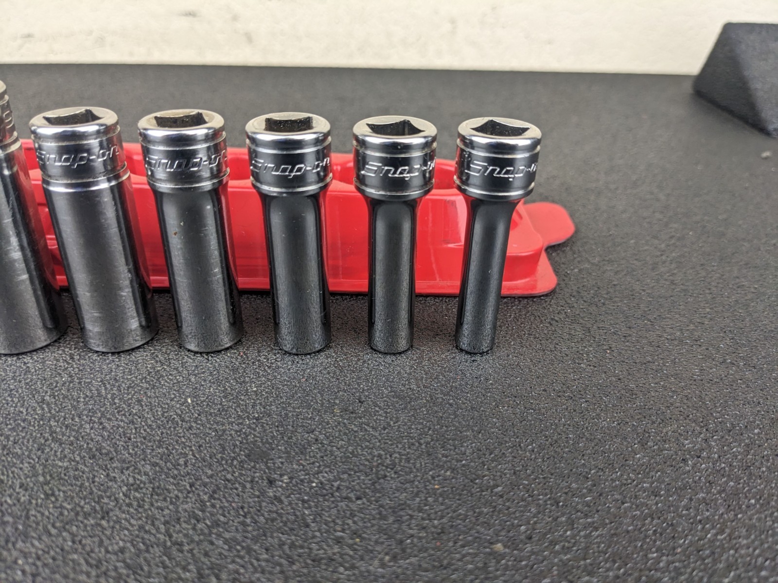 #bm187 Snap-on Tools USA 3/8″ Drive SAE 12 Point Deep Chrome Socket Set 211SFY