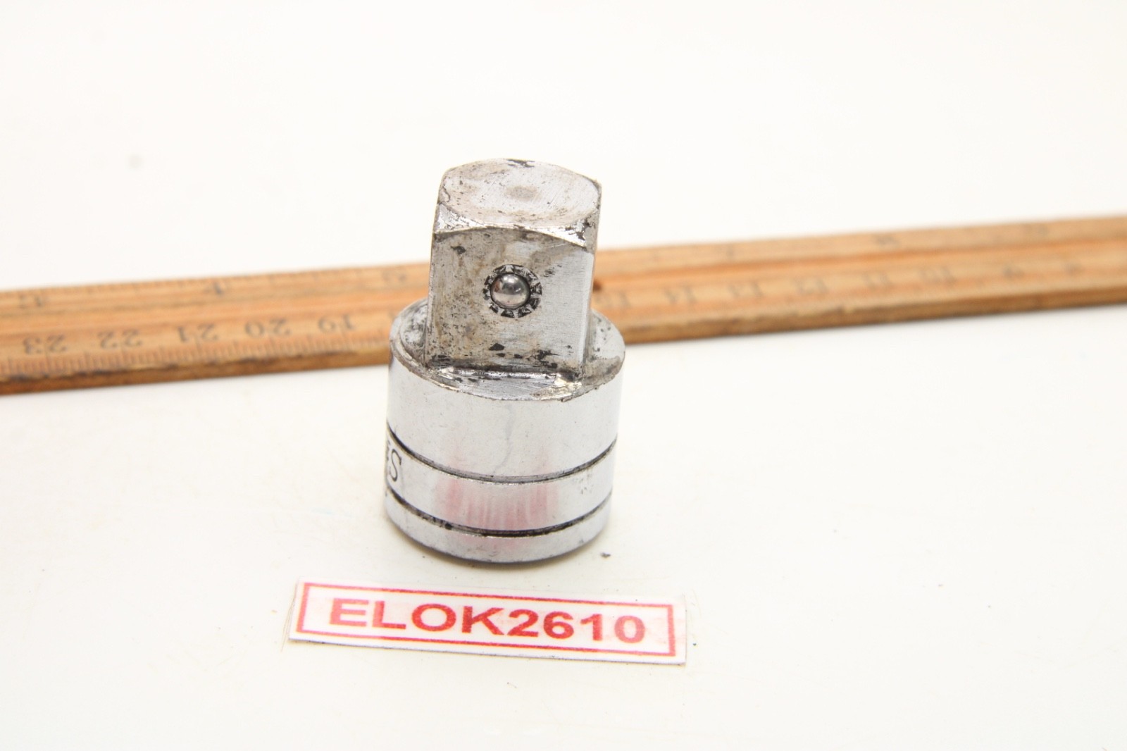 Snap On LA12 1/2″ Female x 3/4″ Male Drive Chrome Locking Butt Adaptor Socket US