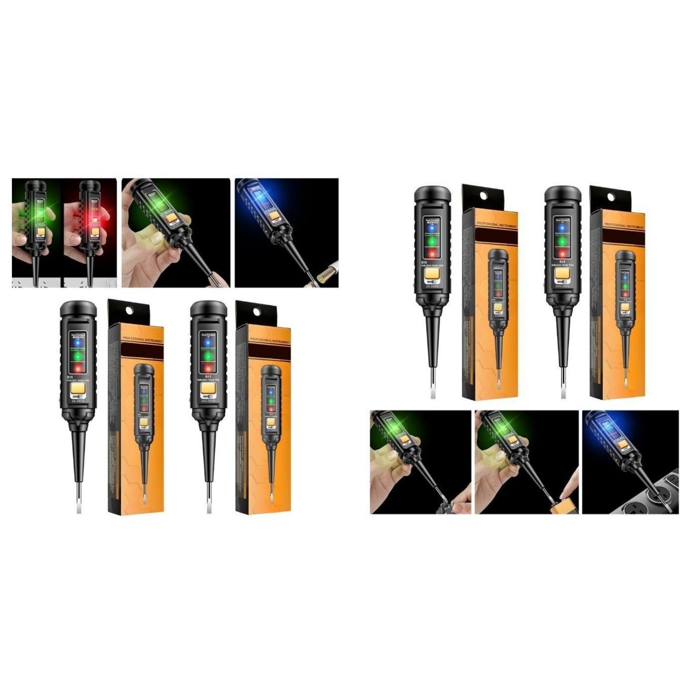 DC Voltage Tester Pen Precise Component Measurement User-Friendly Design