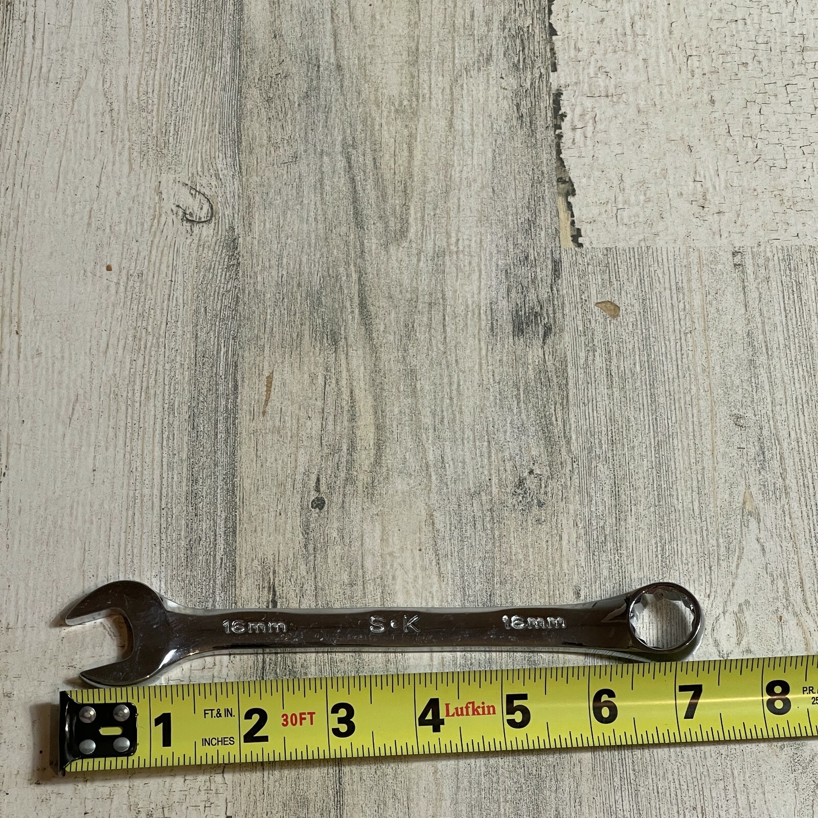 SK Hand Tools 88316 16 mm – 12 point SuperKrome Regular Combination Wrench USA