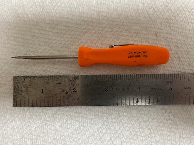 Snap-on SPP46B Pocket Screwdriver — Orange