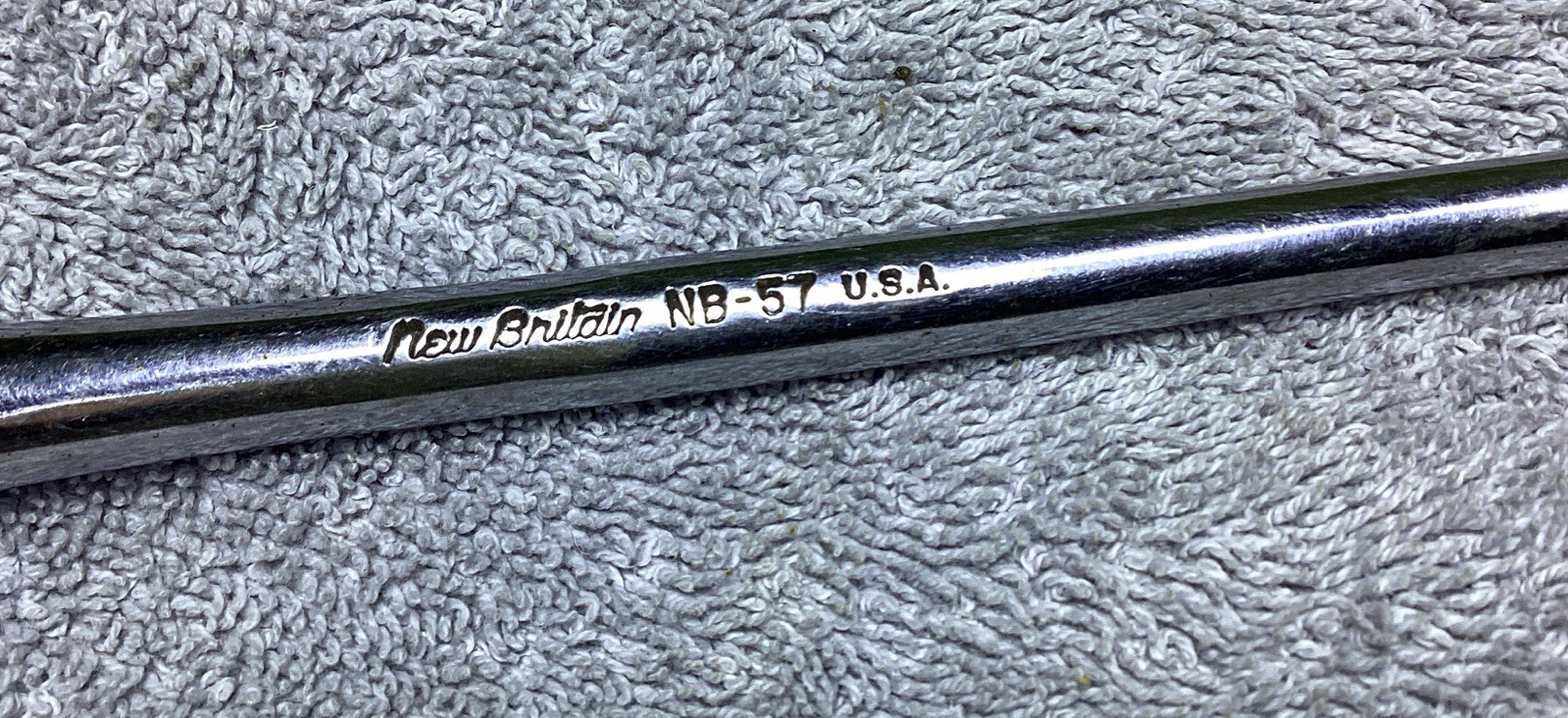 VTG. NEW BRITAIN NO.NB-57 3/8 FLEX HEAD OFFSET RATCHET