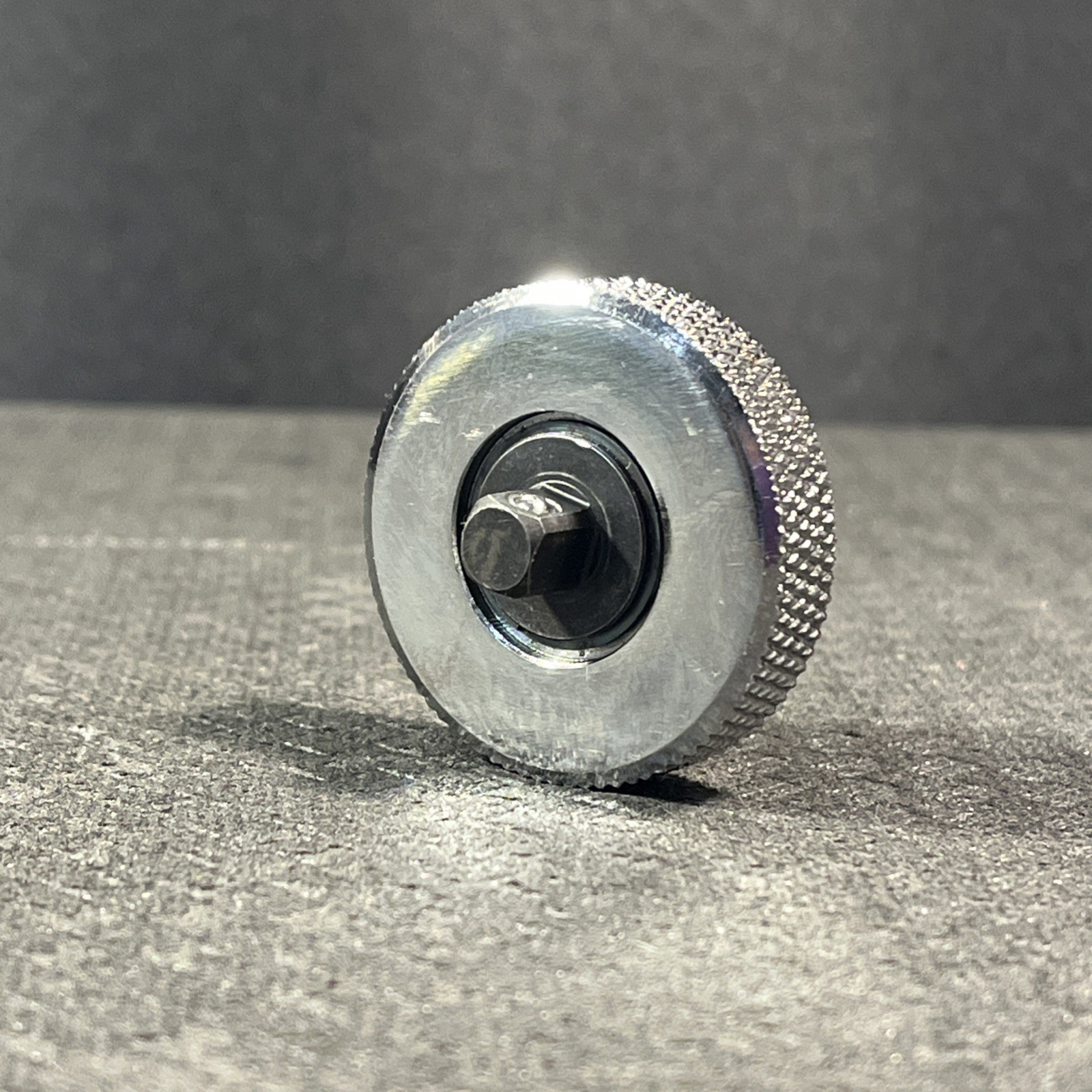 Snap-on Tools 1/4” Drive Finger Tip Round Head Ratchet / TS72 Knurled Chrome