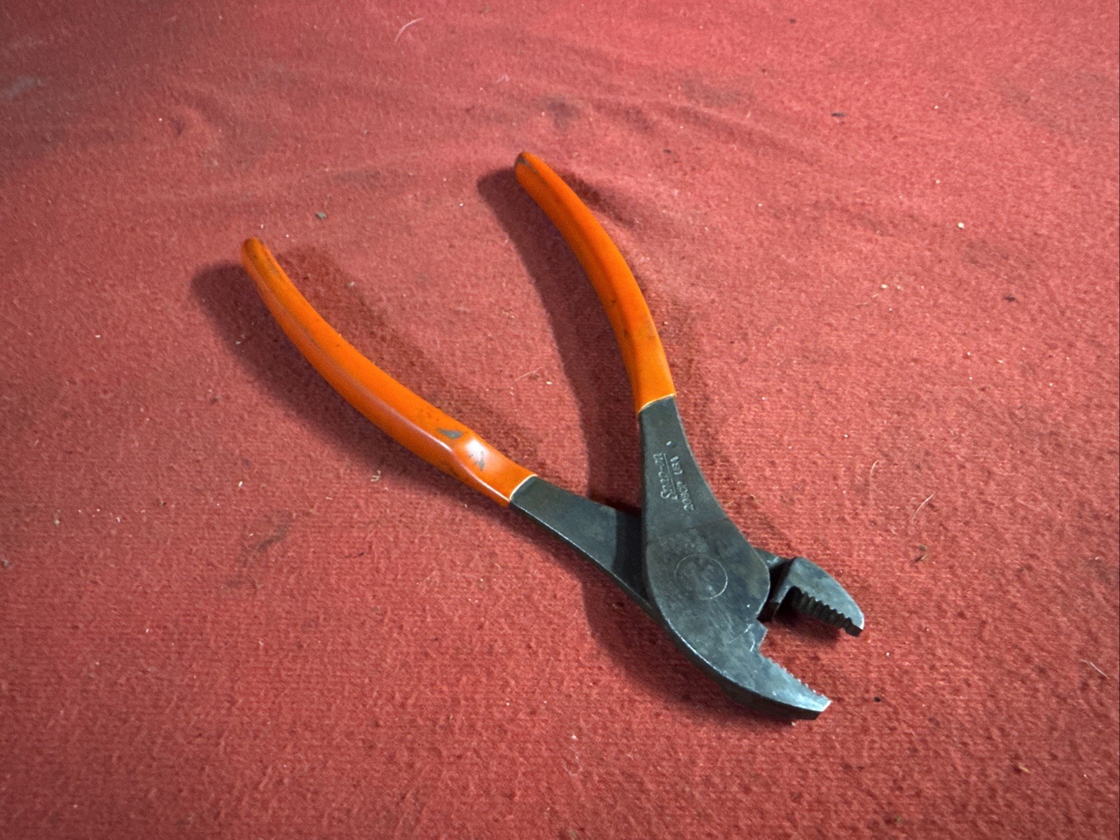 Snap-on Tools 8” Long Angled Nose Battery Terminal Pliers 208CP USA