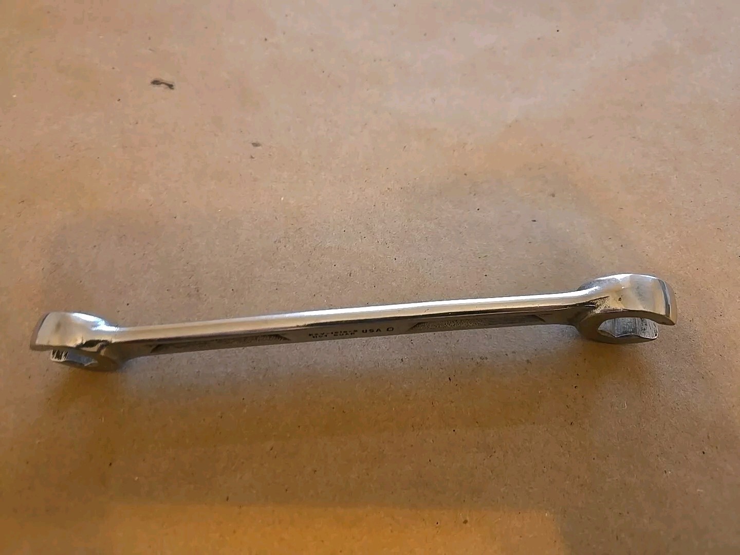 Snap On 1/2″-9/16″ Chrome Flare Nut End Wrench Read Ad RXV-1618-S