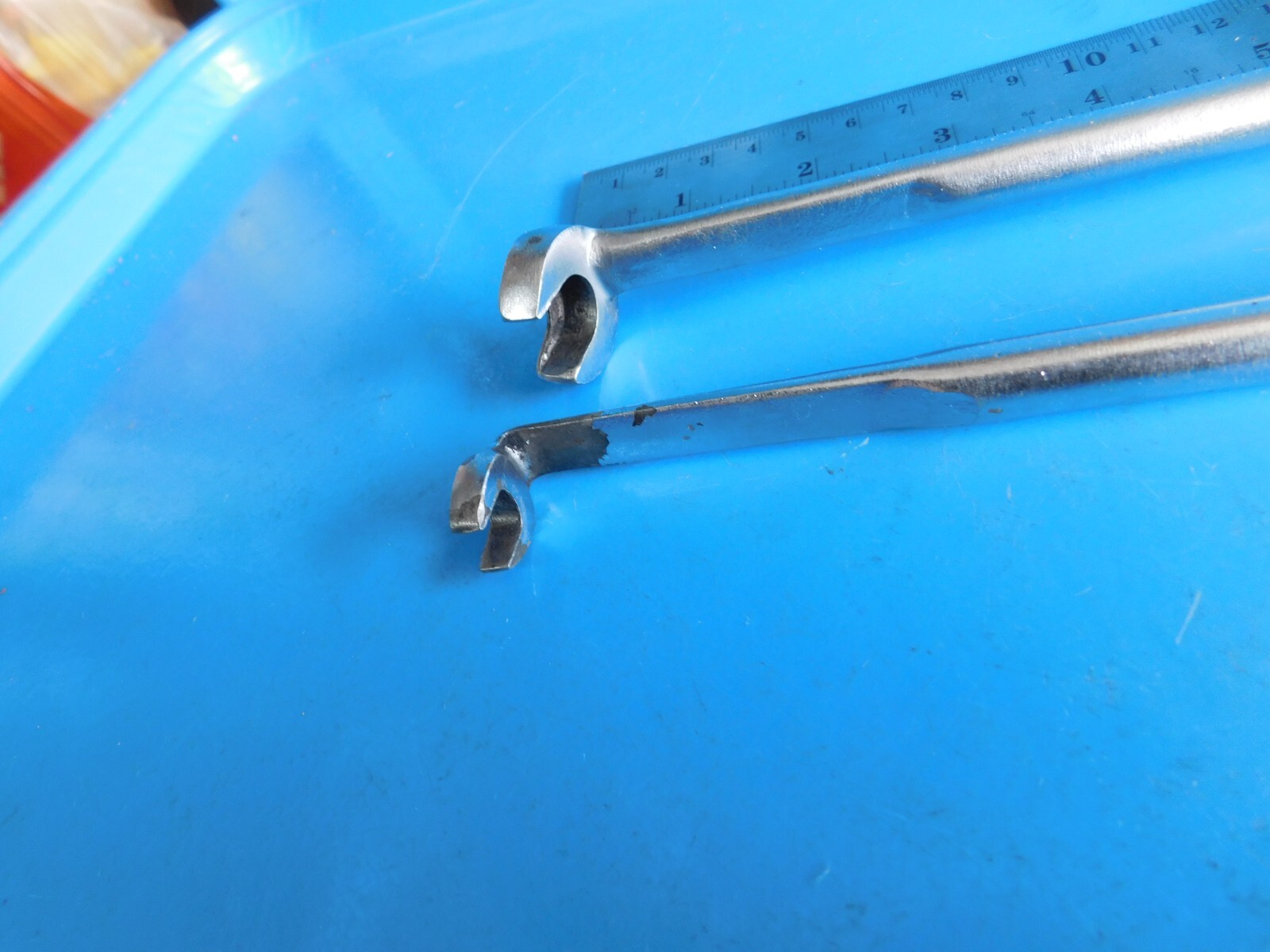 USED, SNAP ON PUSH ROD / LOCKNUT ADJUSTING WRENCHS,PART#M3518 & M3517B LOT OF 2