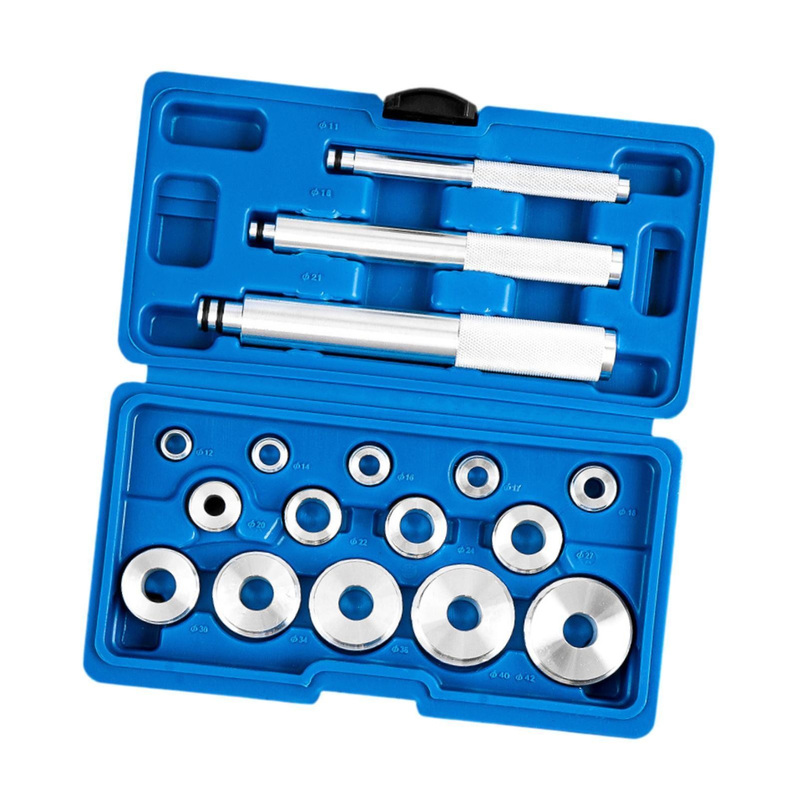 17 Pieces Wheel Bearing Press Kits Wheel Axle Bushing Installation Kit Installer