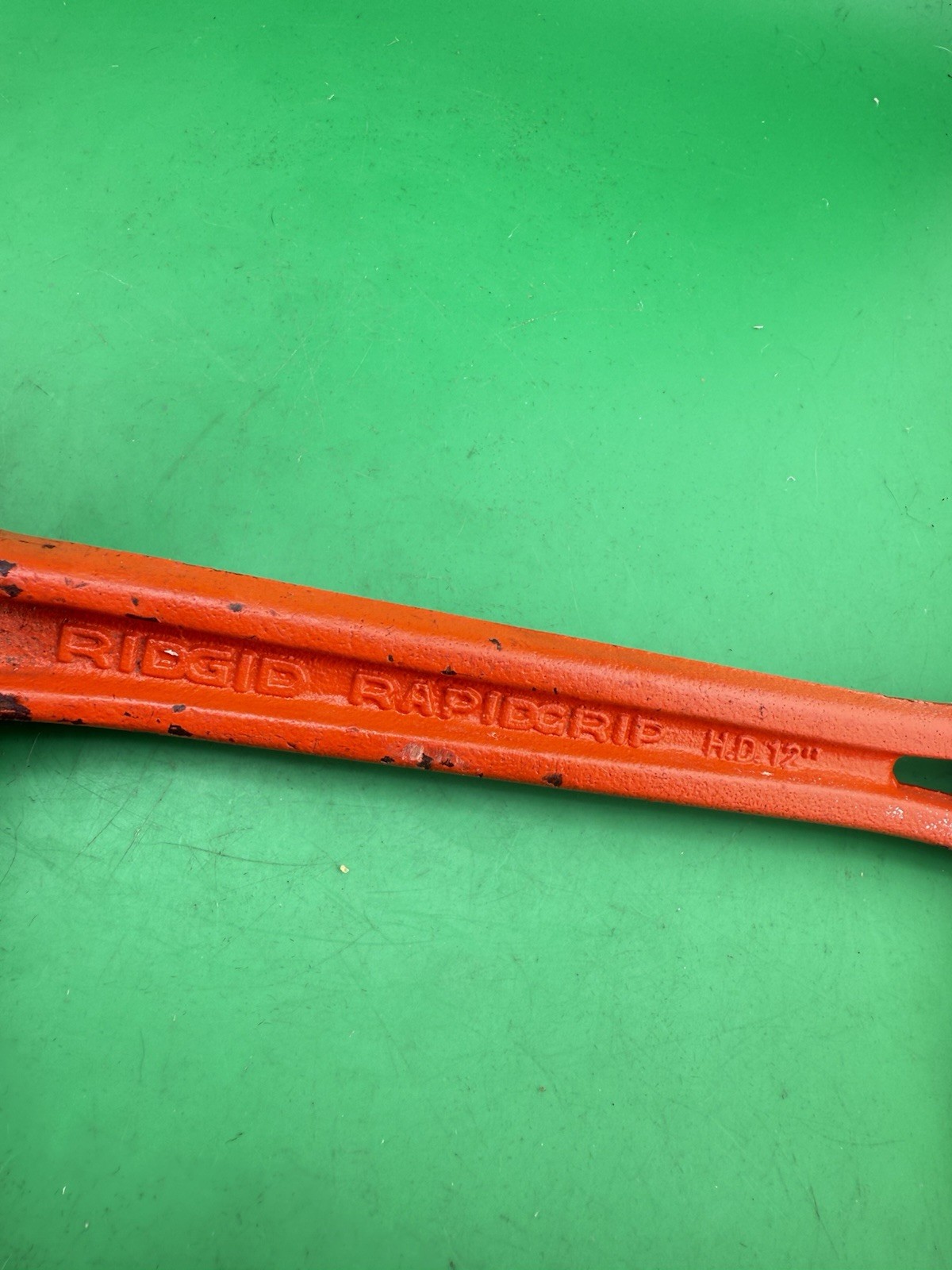 RIDGID RapidGrip 12″ Pipe Wrench H.D. Ridge Tool Company Made in U.S.A.