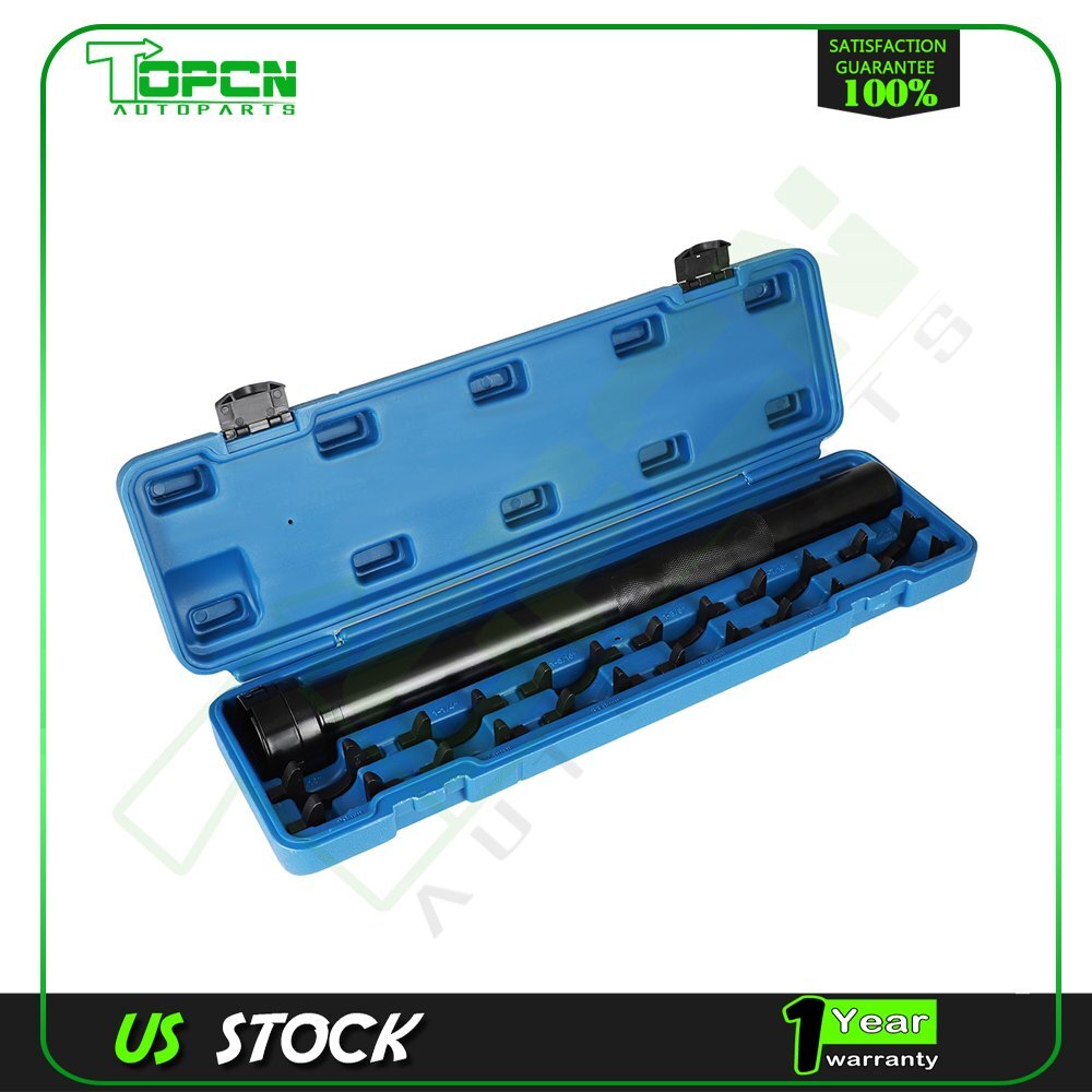 New 13pc Inner Tie Rod Removal Installation Tool Set with 12 SAE Metric Adaptors