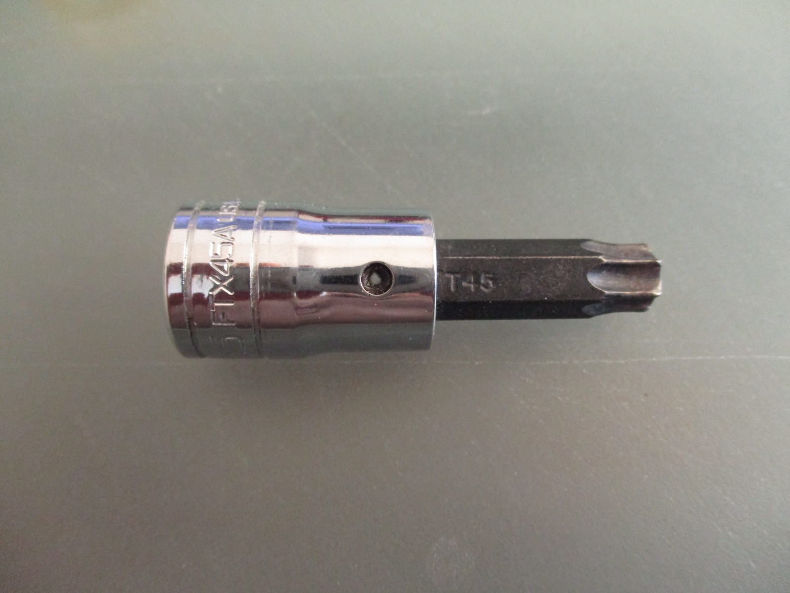 Snap On Tools 3/8″ Dr T45 Std Torx Bit Chrome Socket Driver FTX45A now FTX45E