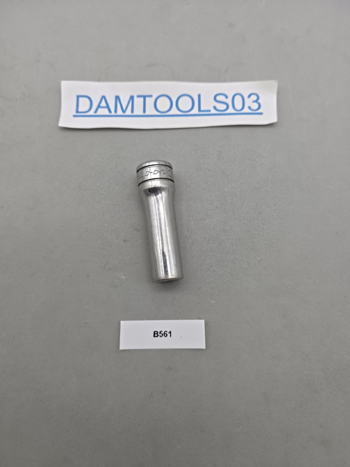 Snap On Tools 3/8″ Drive 3/8″ 6PT SAE Deep Chrome Socket SFS121 USA