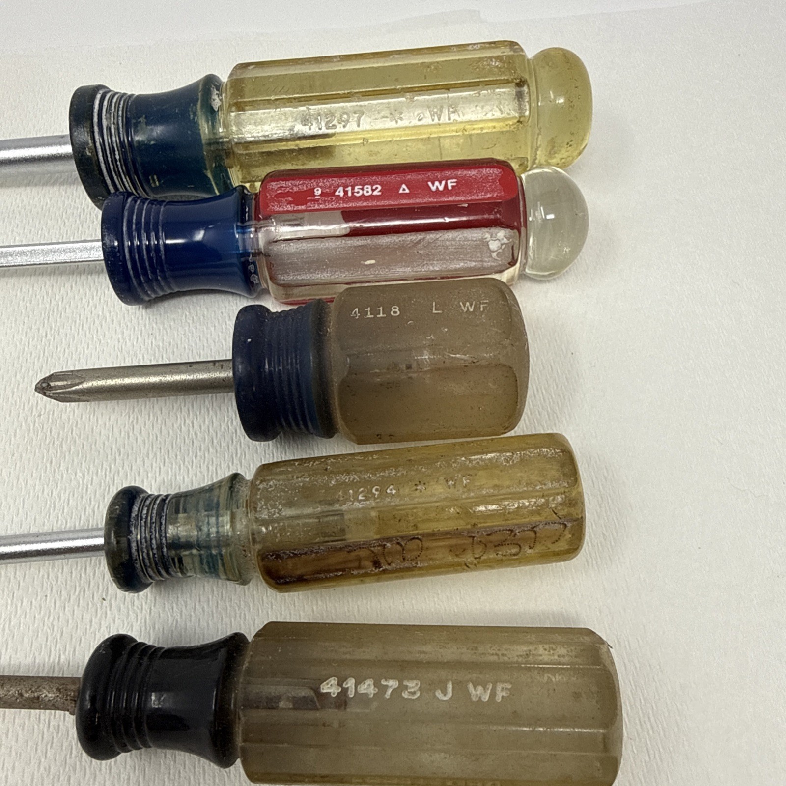 Craftsman Vintage USA Screwdriver Lot 5pc Phillips Flathead Torx T10 Waterford W