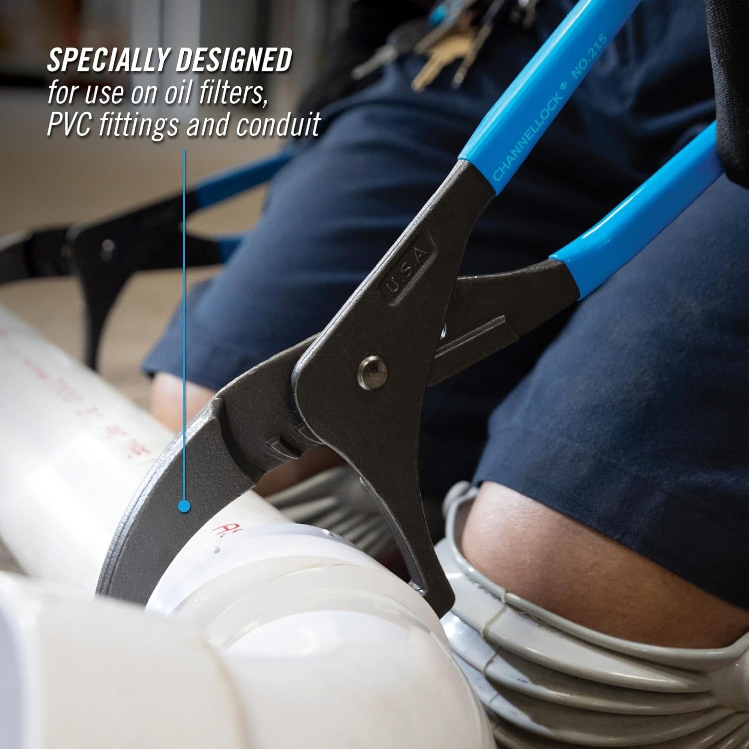 15-Inch Oil Filter Pliers – Adjustable Design for Easy Automotive Maintenance
