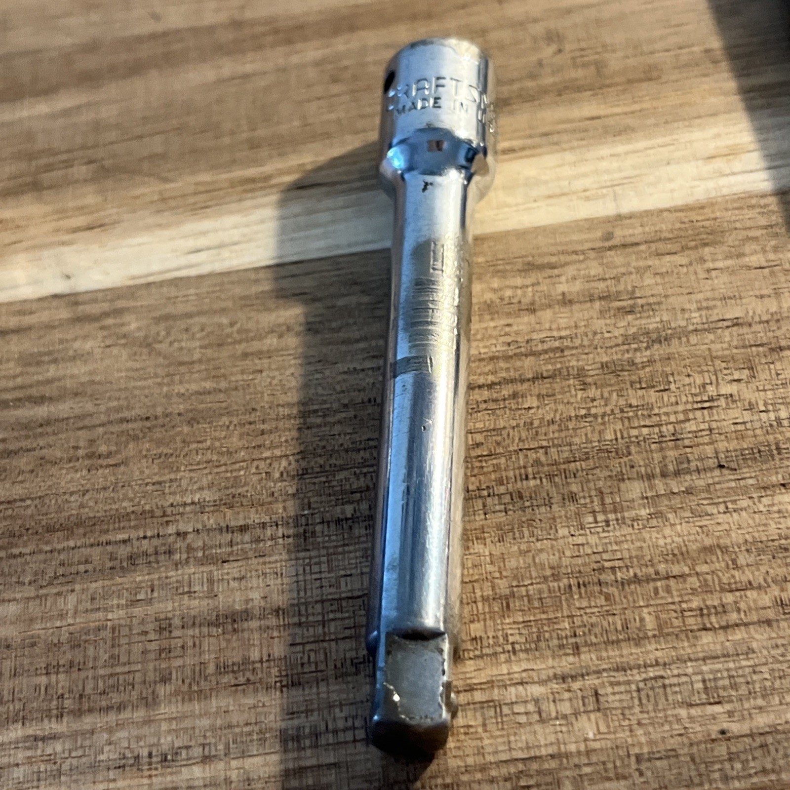 Vtg Craftsman 1/4″ Drive Socket Extensions 1 1/2″ 3″ 6″ & 3/8″ To 1/4″ Adapter
