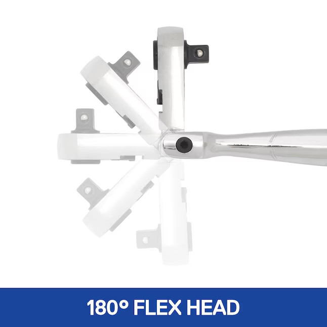 Kobalt 3108328 24.5″ Long Handled 1/2″ Drive Flex Head Ratchet Breaker Bar