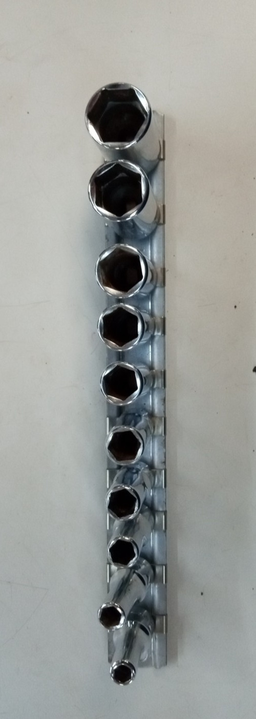 Snap-on 1/4 sockets 3/16, 7/32, 1/4, 9/32, 5/16, 11/32, 3/8, 7/16, 1/2, 9/16