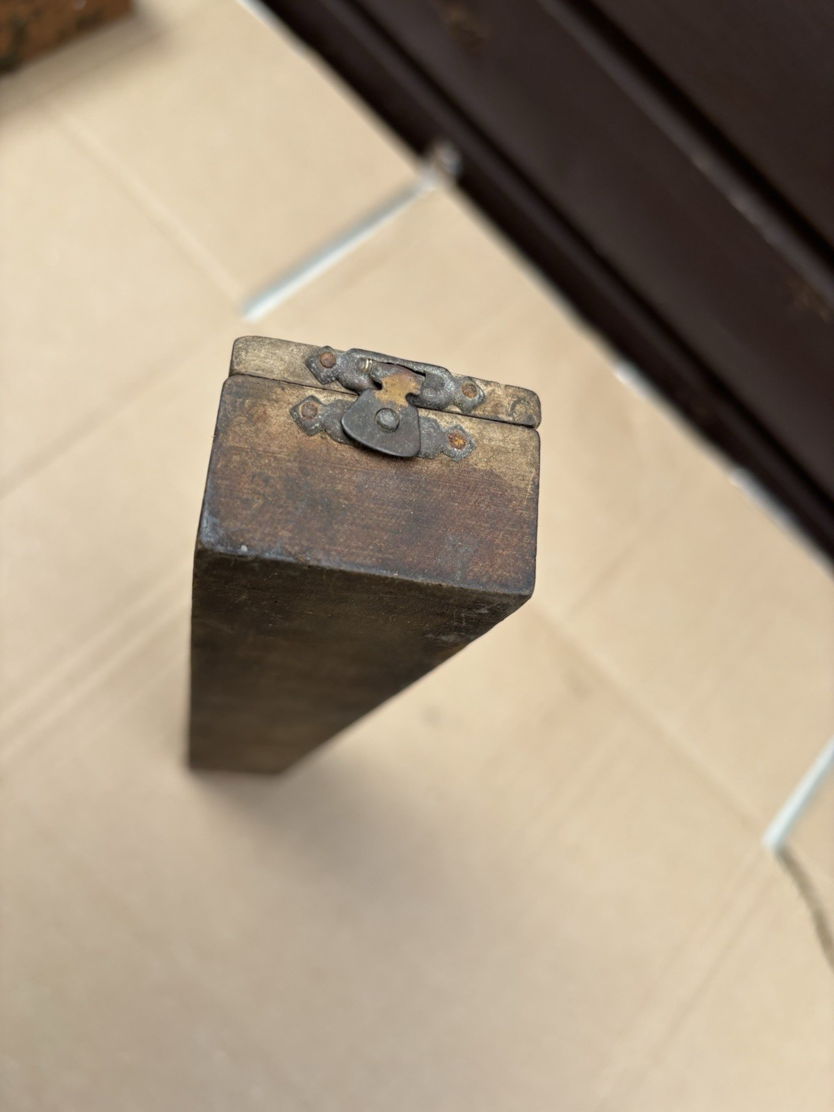 Vintage Tyre Pressure Service Gauge No7 20-120lbs PCL Sheffield In Wooden Box