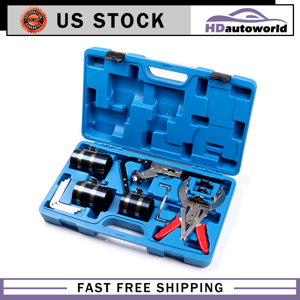 US WITH RING EXPANDER, RING GROOVE CLEANER ENGINE PISTON RING SERVICE TOOL KIT