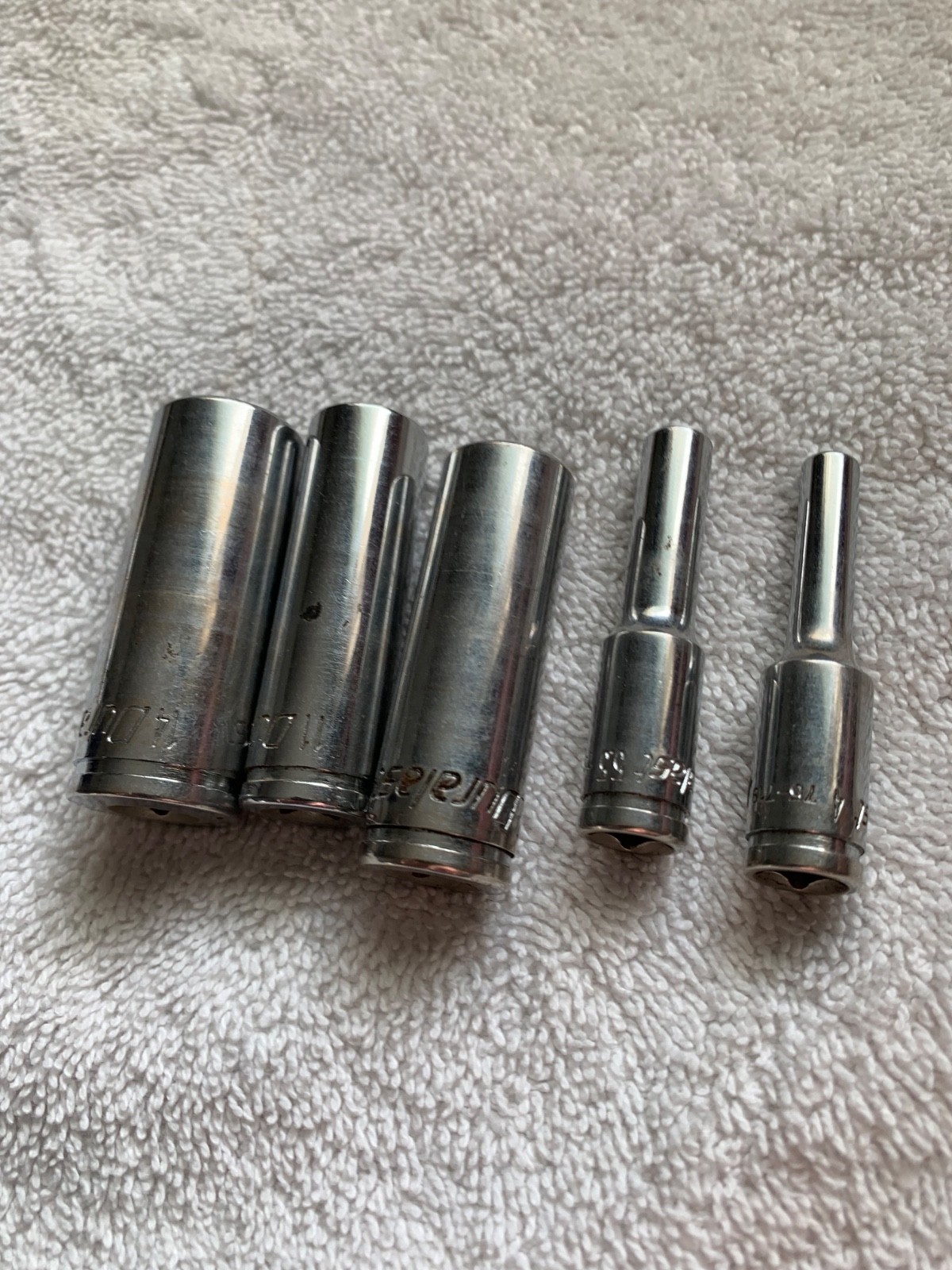 Duralast 1/4 Drive Metric Sockets Deep Well Lot Of 5–14mm, 12, 11, 5.5, 4mm