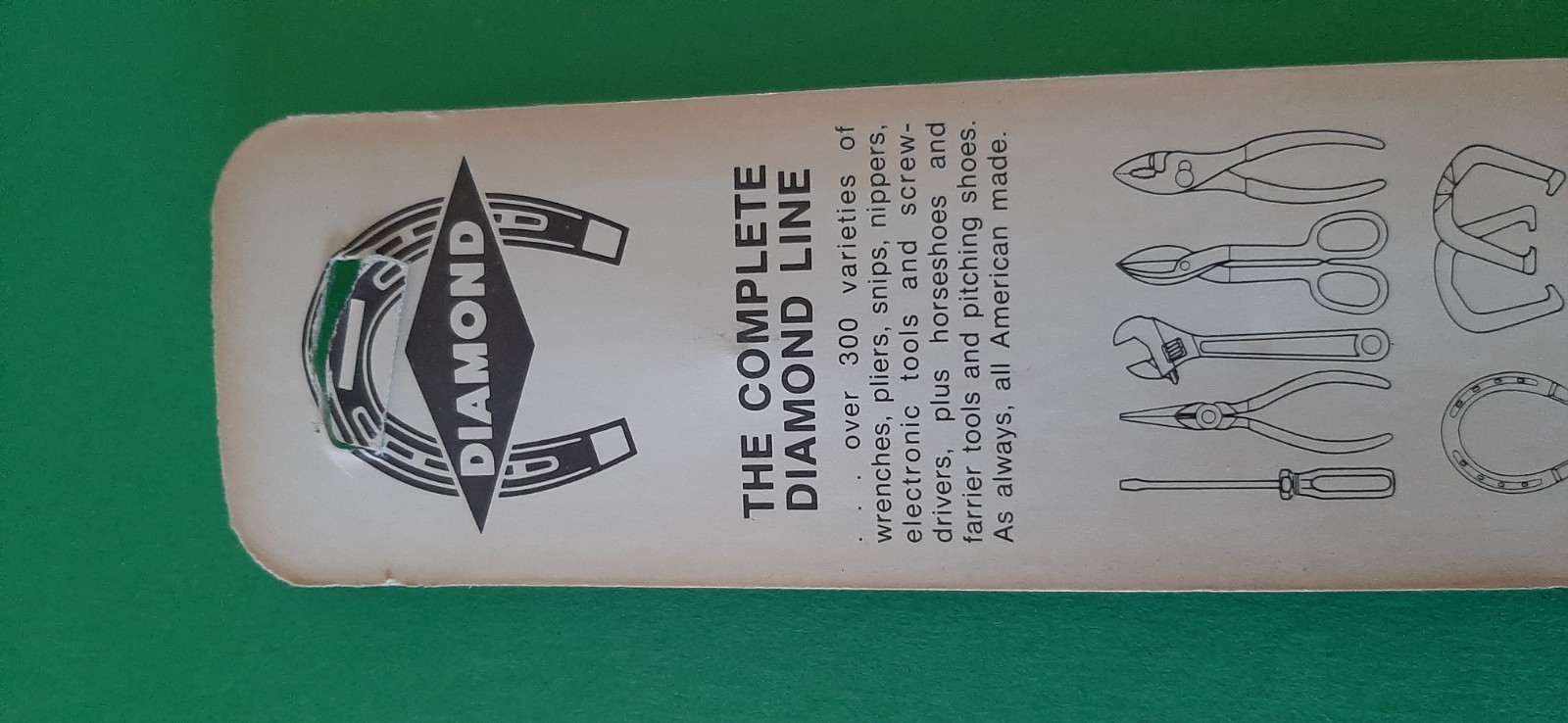 NOS Diamond Horseshoe 5″ Regular Nose w/ Cutter Slip Joint Pliers K15 K15H READ
