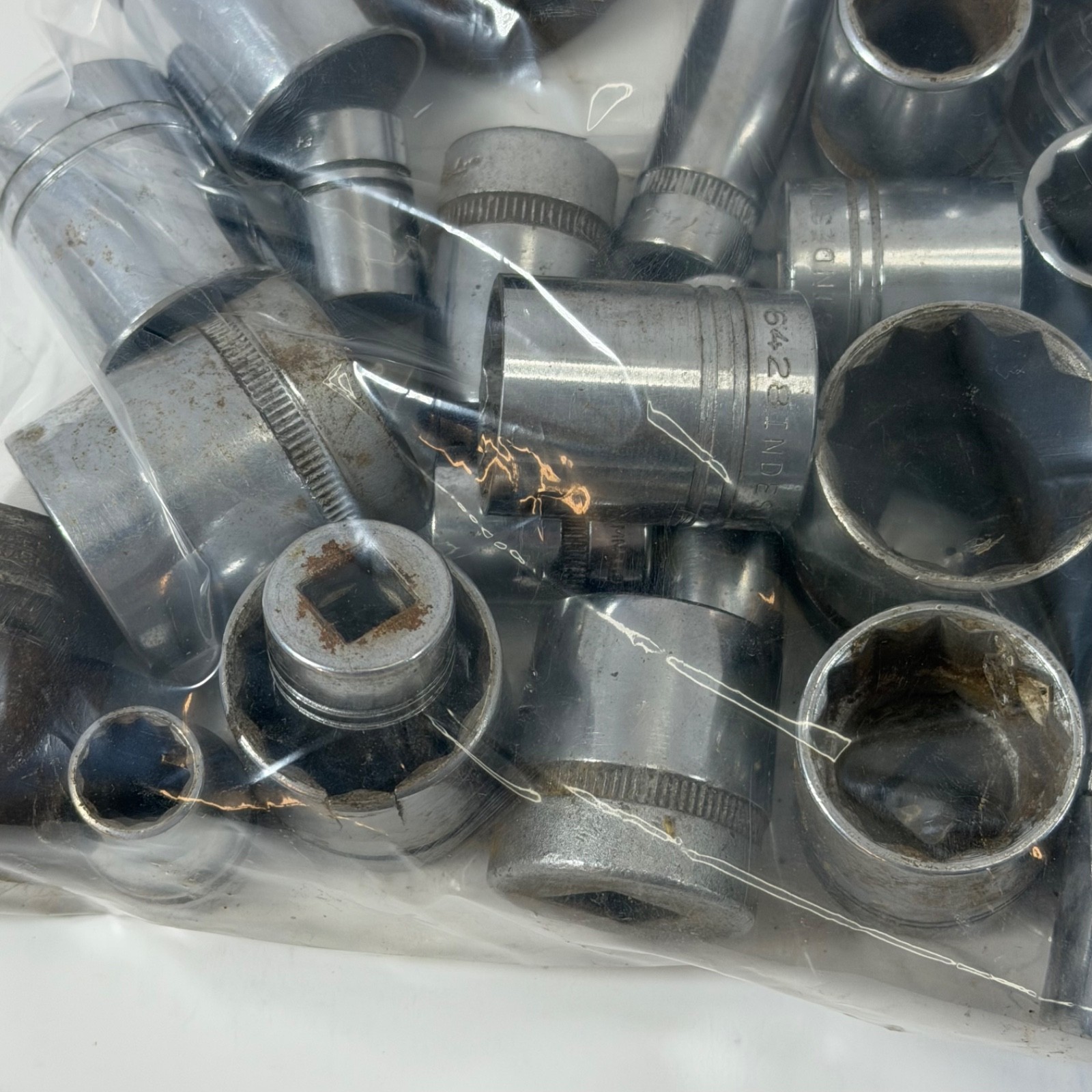 Large Indestro Socket Lot Various Sizes 10 Lbs #1