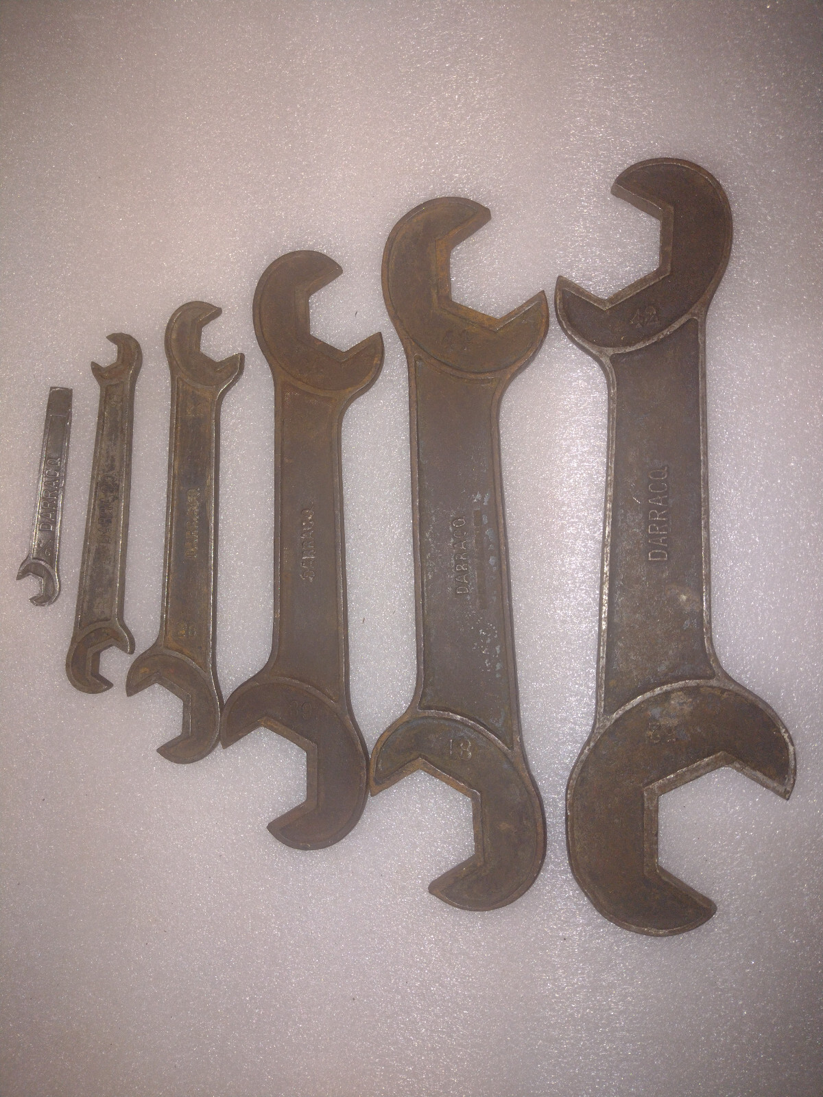 DARRACQ Wrenches Spanners Vintage 1900’s Rare for Classic Vehicles Automotives