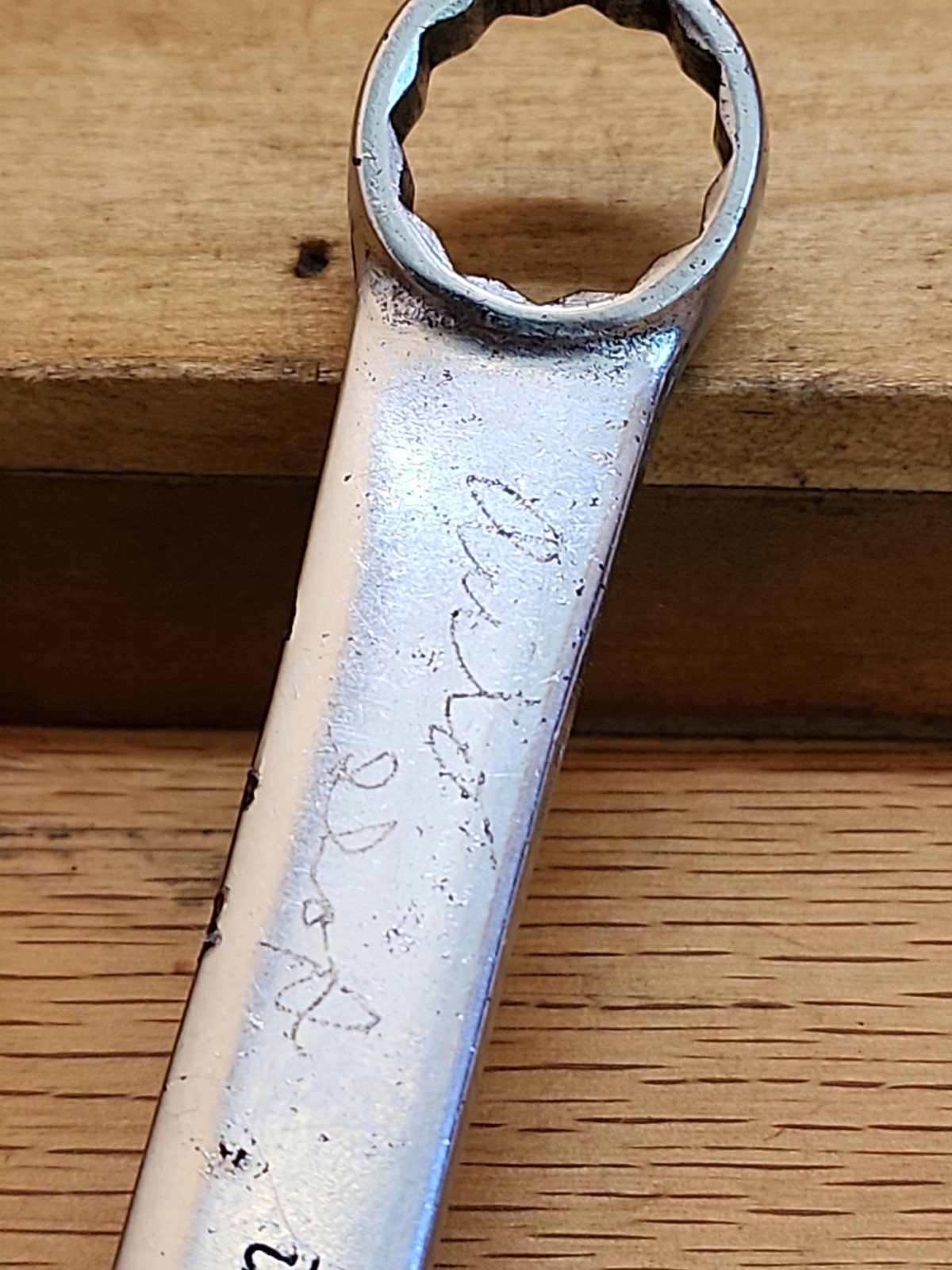 Snap On SAE 12 Pt Combination Short Wrench 9/16″ OEX-180 Vintage 1949 Date Code